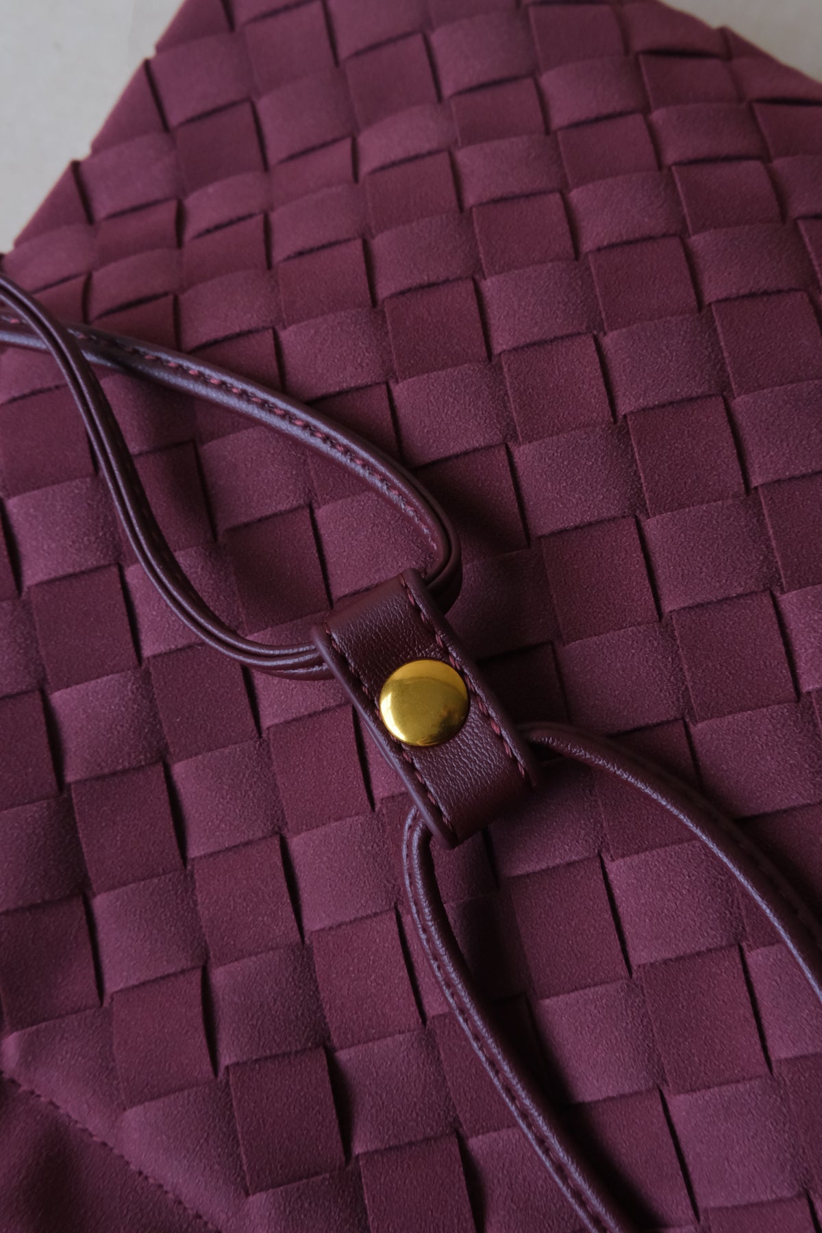 Artisan Cloud Satchel - Bordeaux Red
