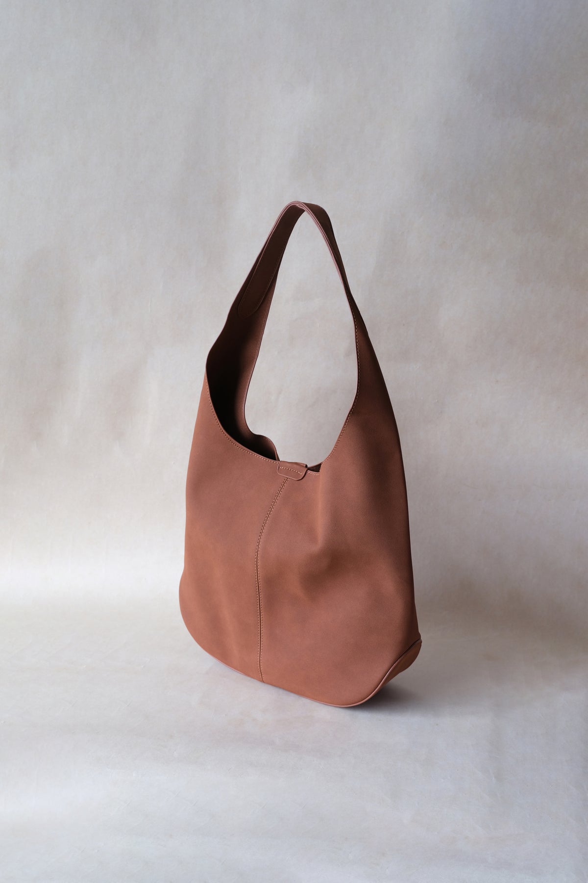 Lucie Soft Carryall - Matte Chestnut