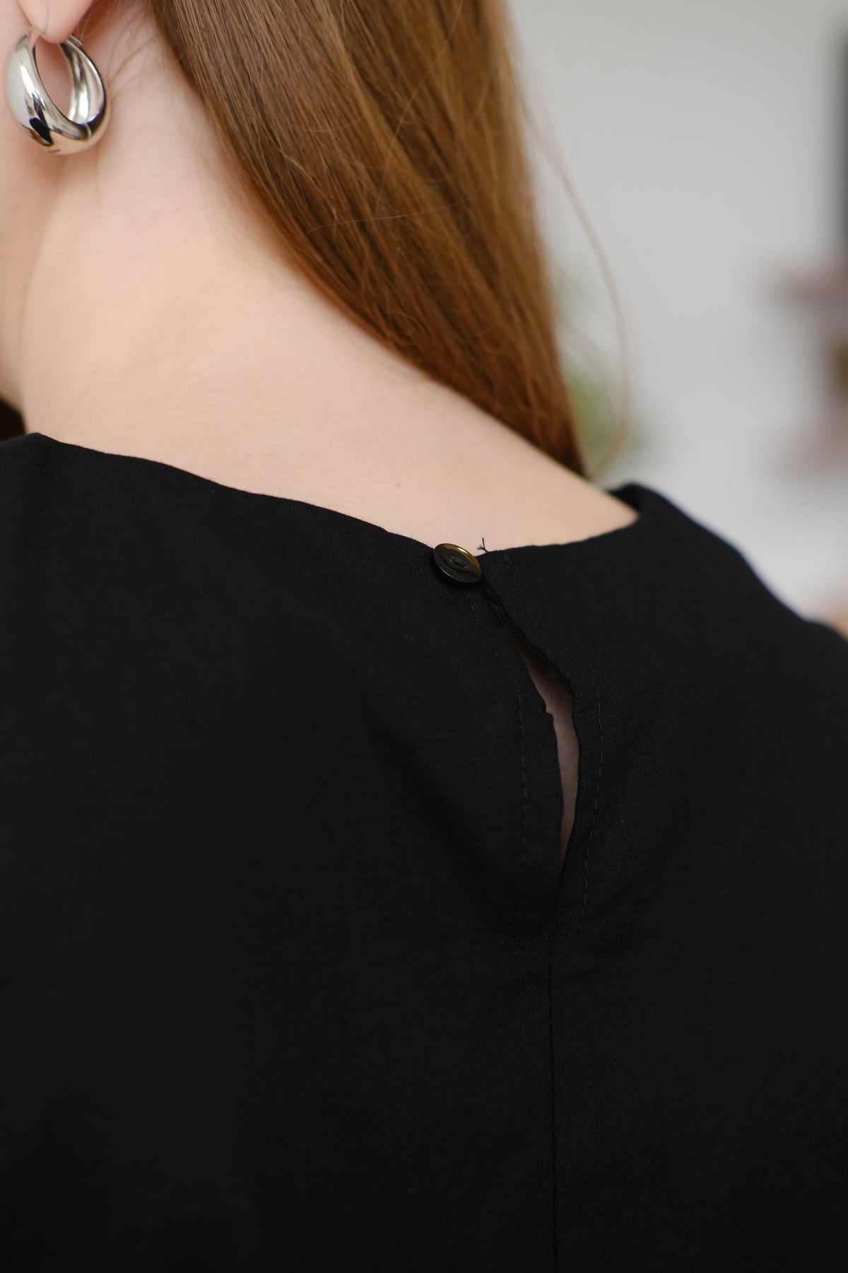 French Crop Top In Black