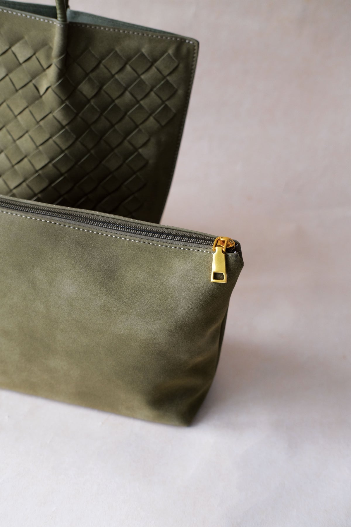 The Artisan Grande Tote - Olive Green