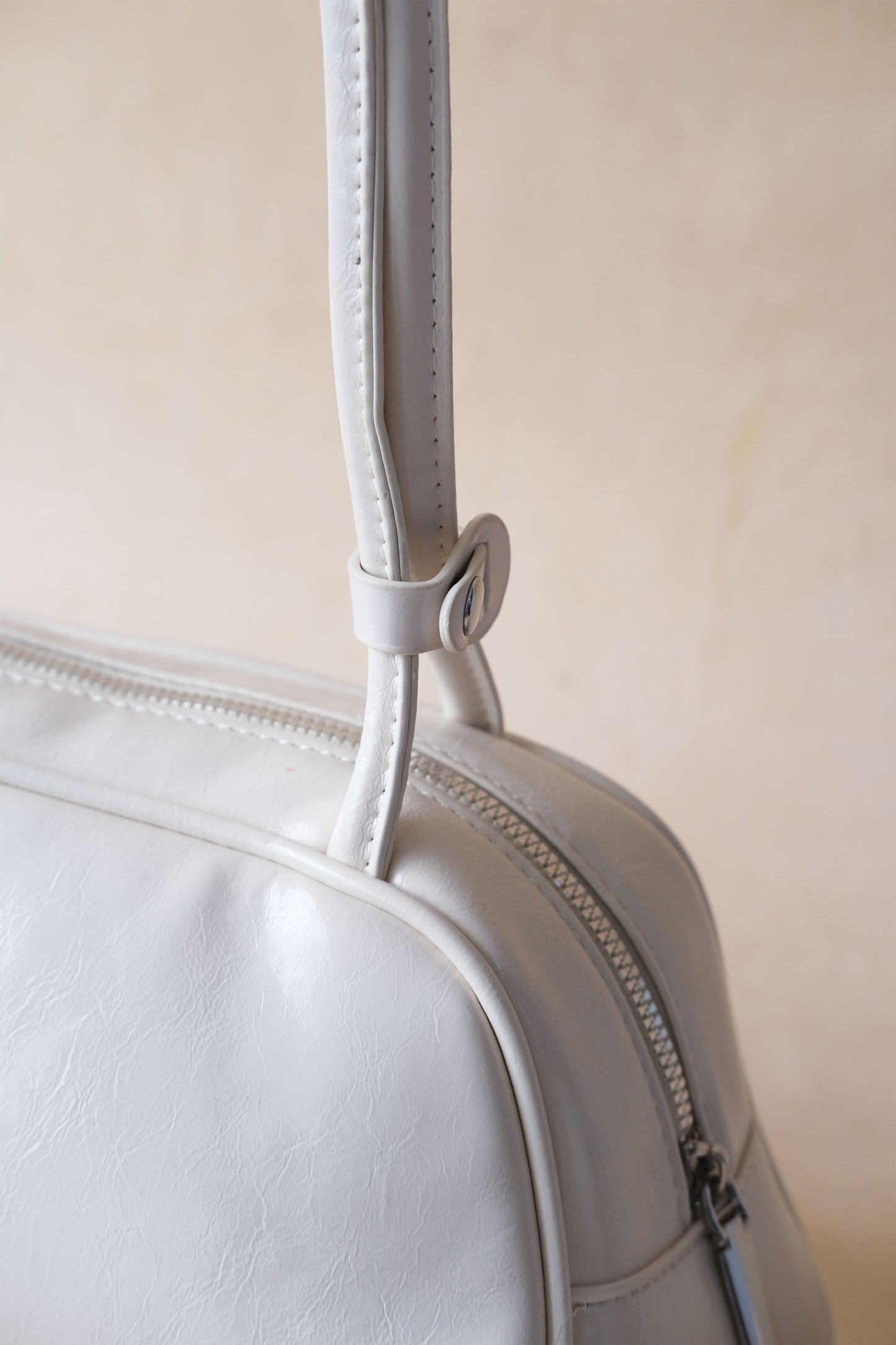 Valette Boston Bag - White