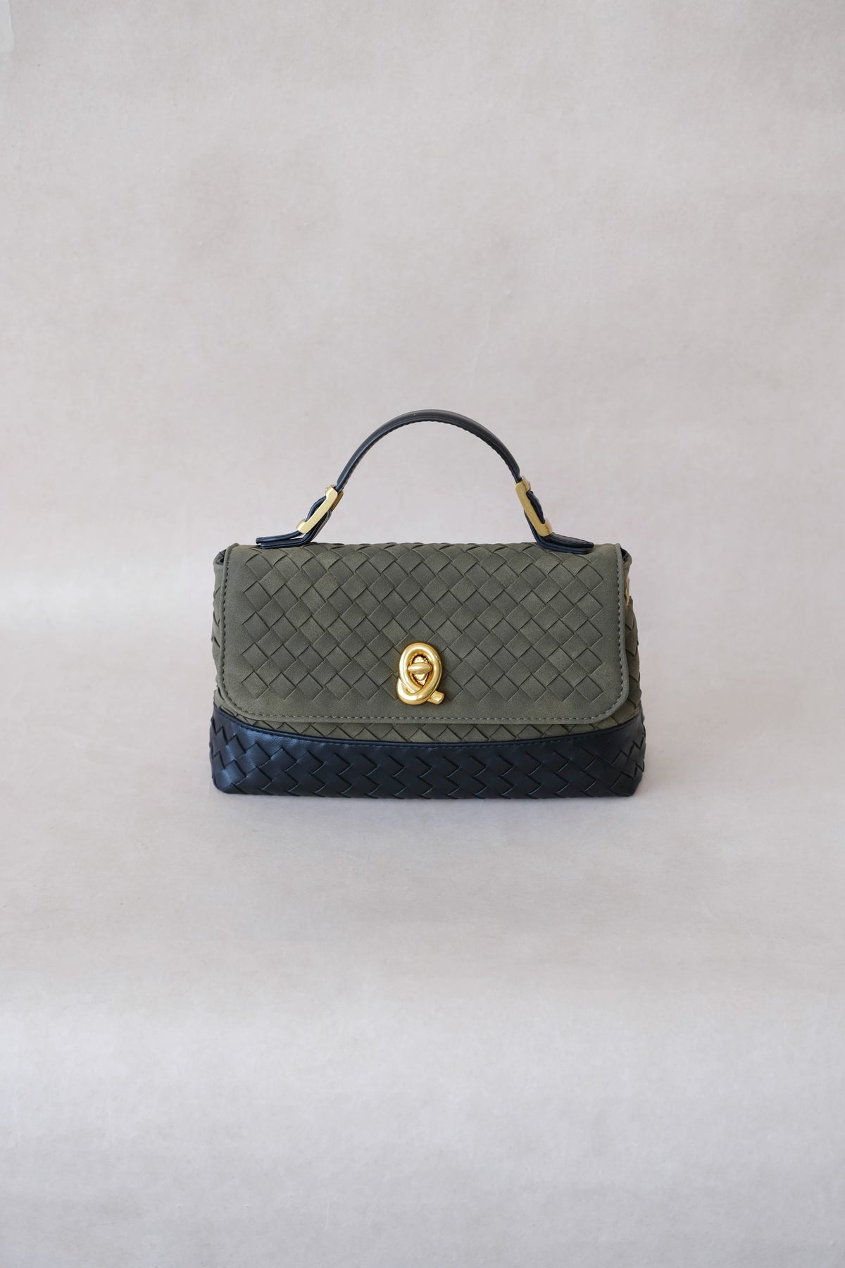 Artisan Minimalist Weave Multi-Bag - Olive Green