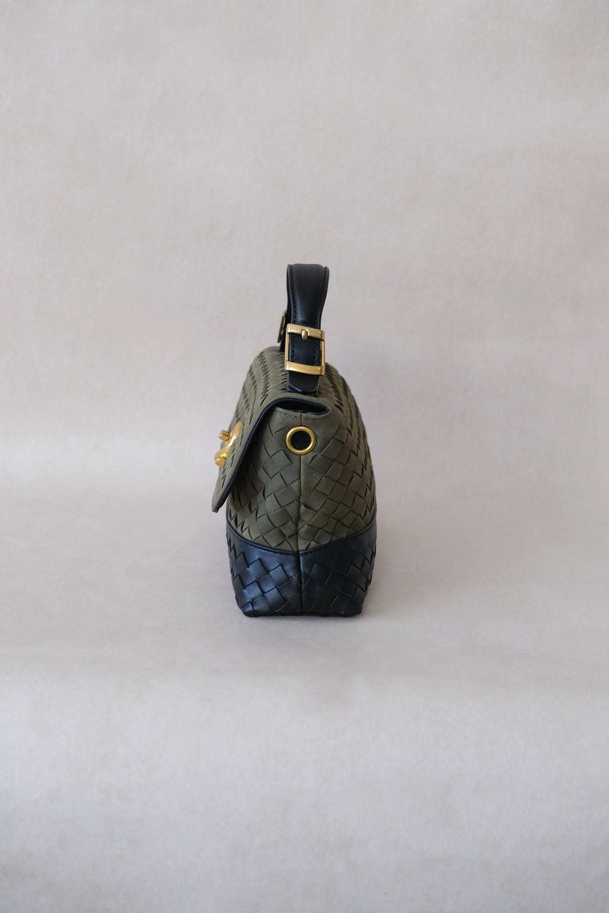 Artisan Minimalist Weave Multi-Bag - Olive Green