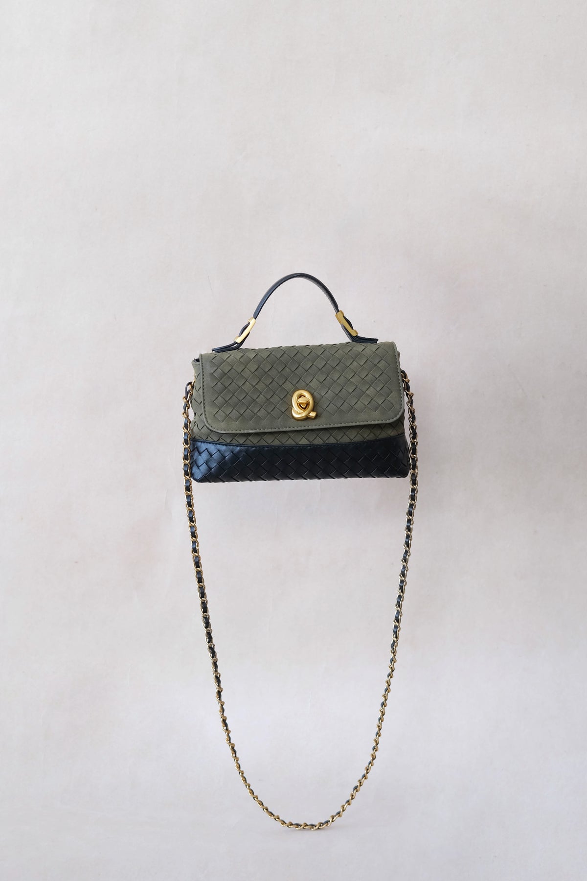 Artisan Minimalist Weave Multi-Bag - Olive Green