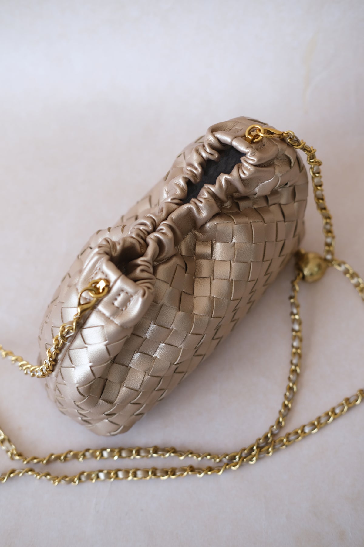 Artisan Signature Cloud Bag - Gold