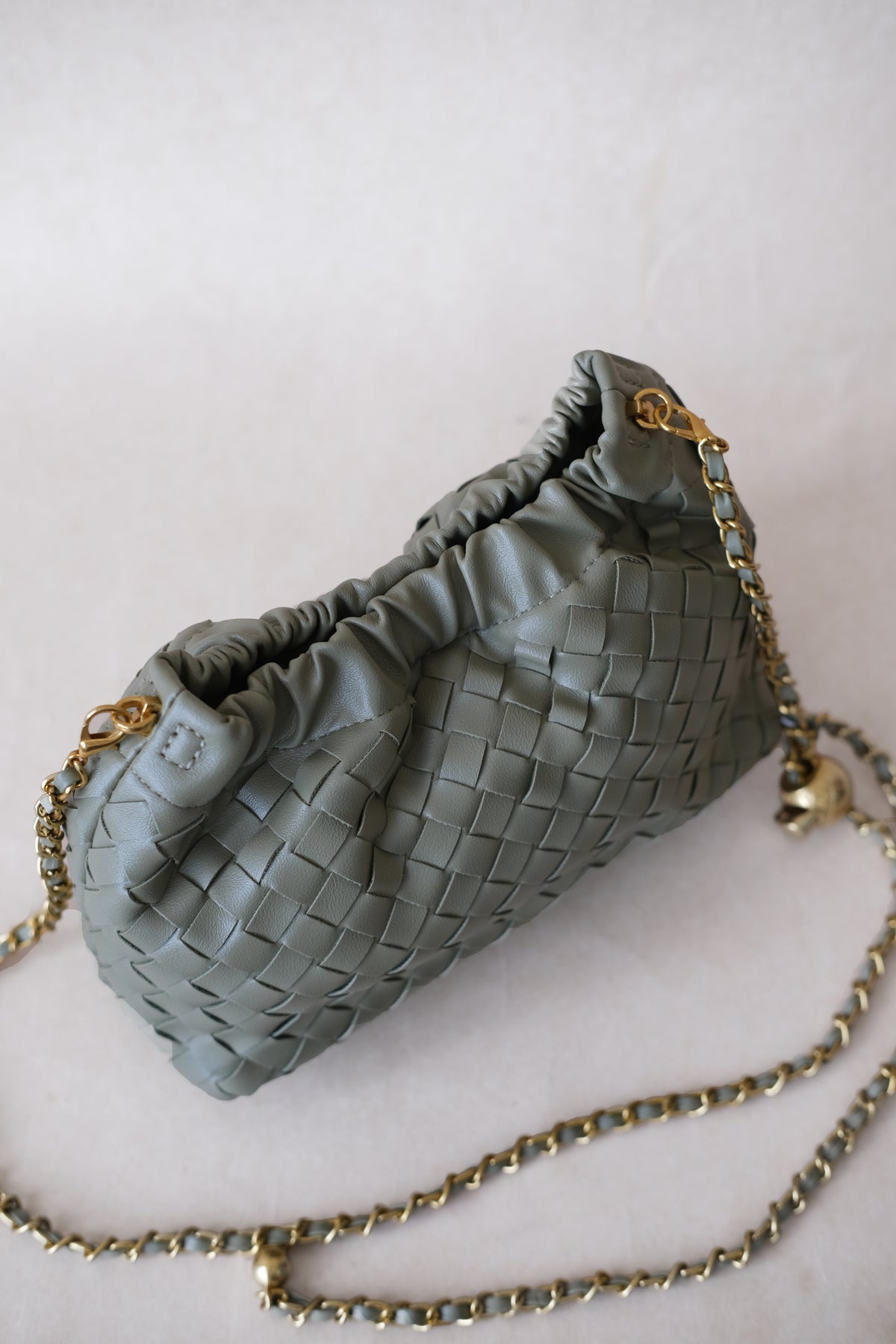 Artisan Signature Cloud Bag - Mineral Green