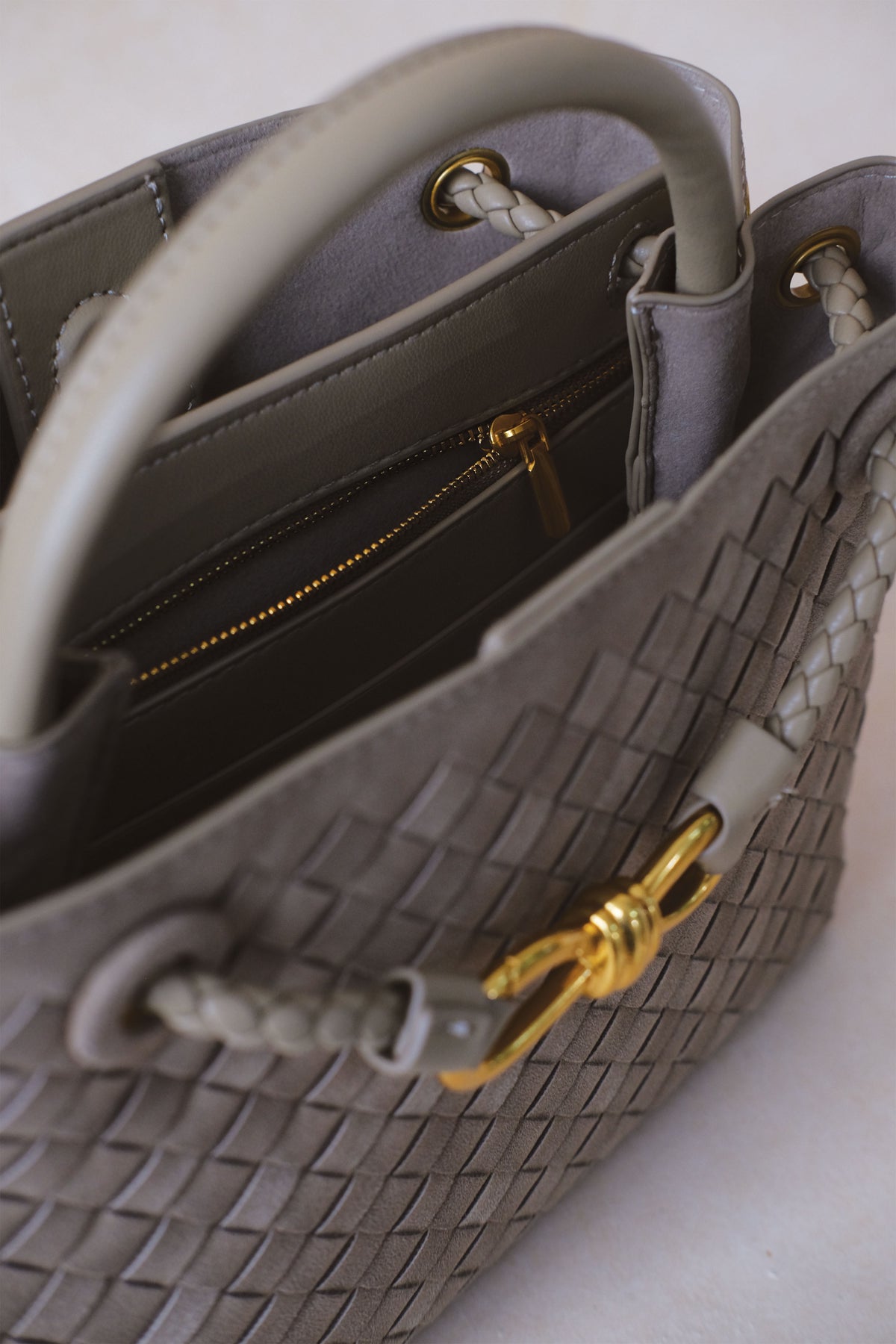 Artisan Velora Tote - Earthy Green