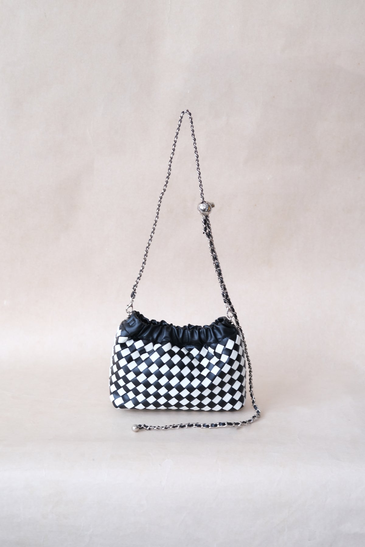 Artisan Signature Cloud Bag - Black and White