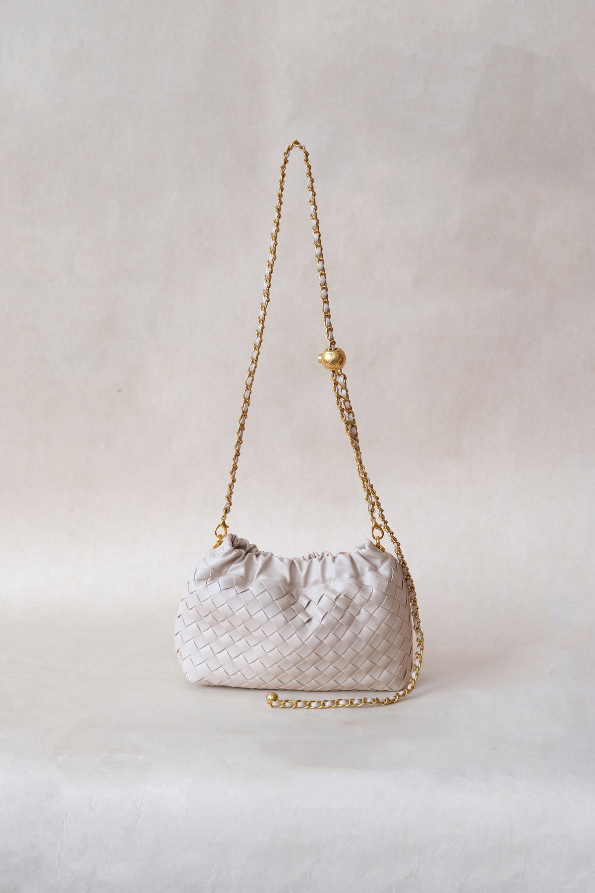 Artisan Signature Cloud Bag - White Sand