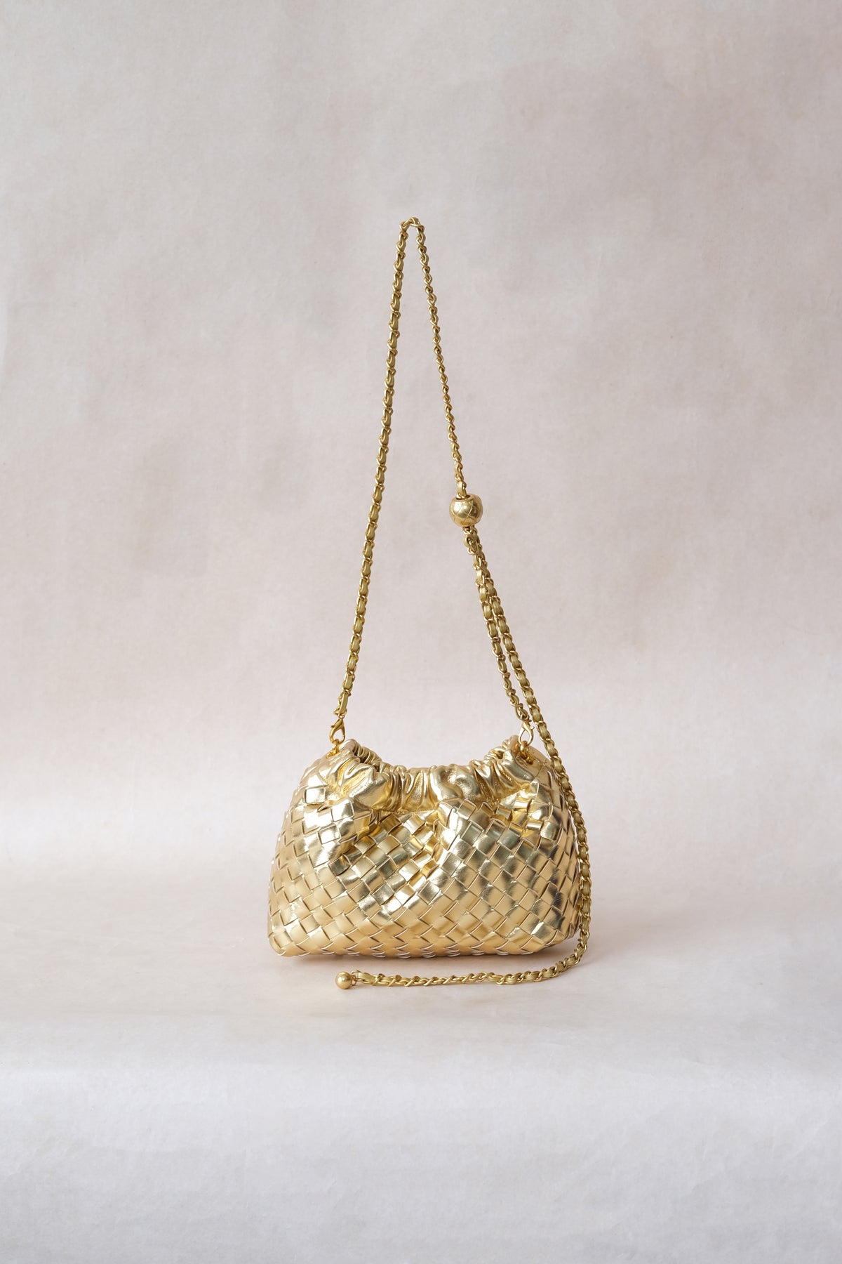 Artisan Signature Cloud Bag - Shinny Gold