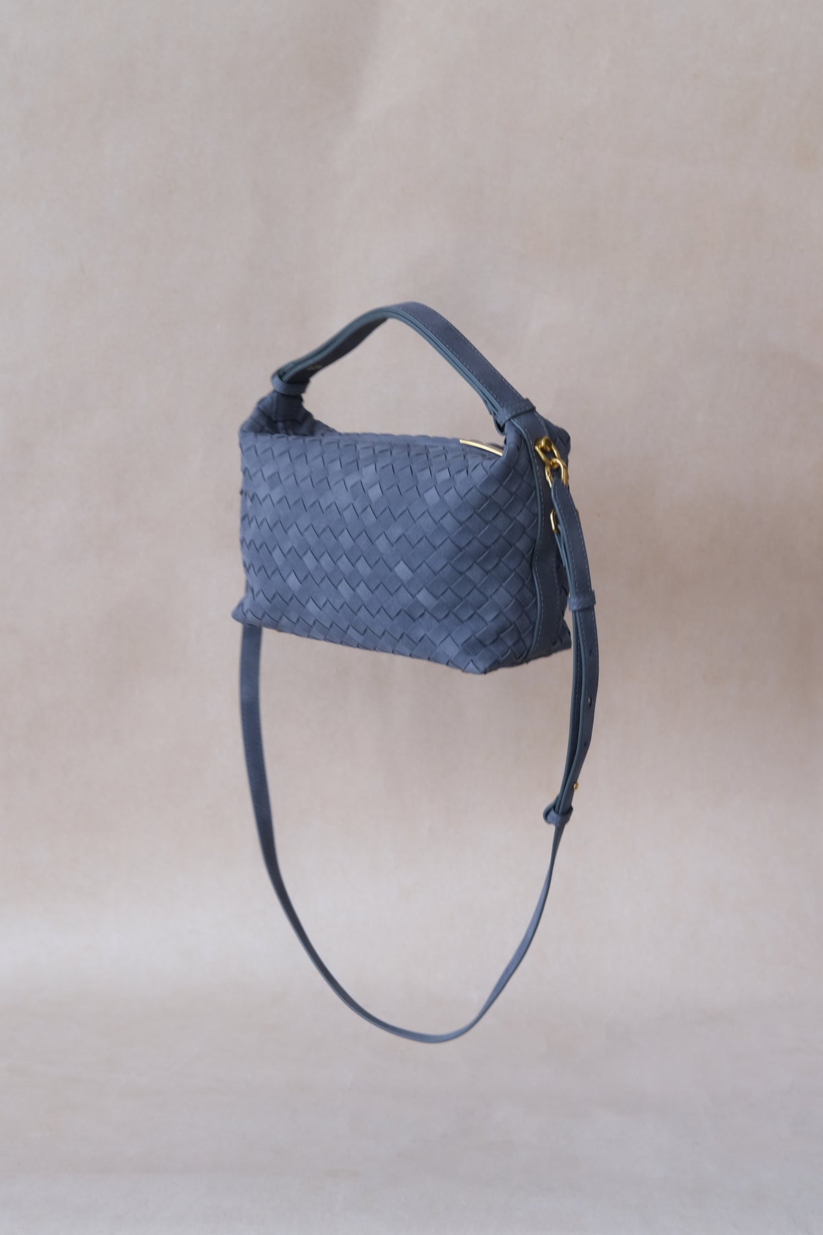 Artisan Velour Bag - Warm Grey (Medium)