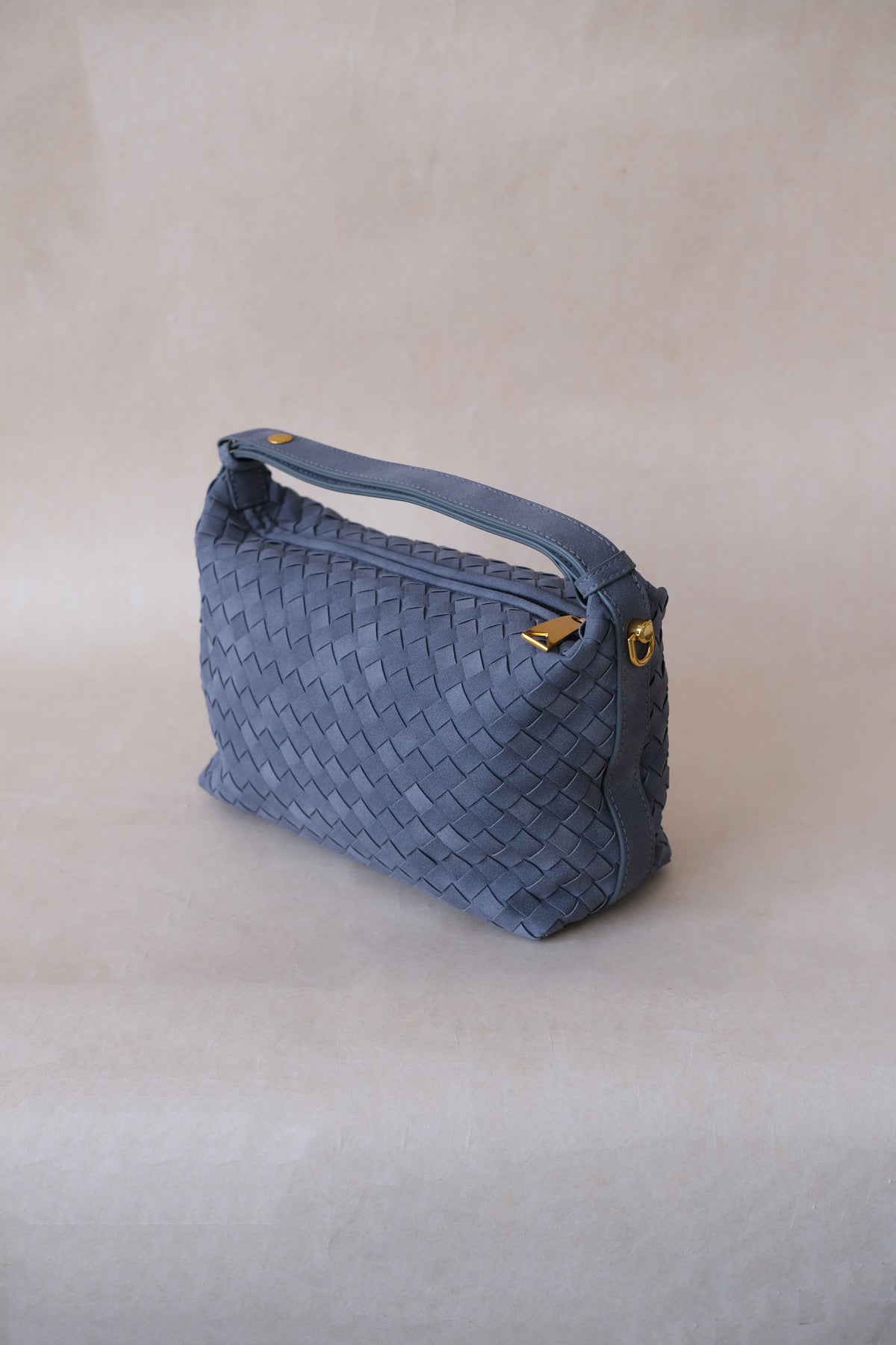 Artisan Velour Bag - Warm Grey (Medium)