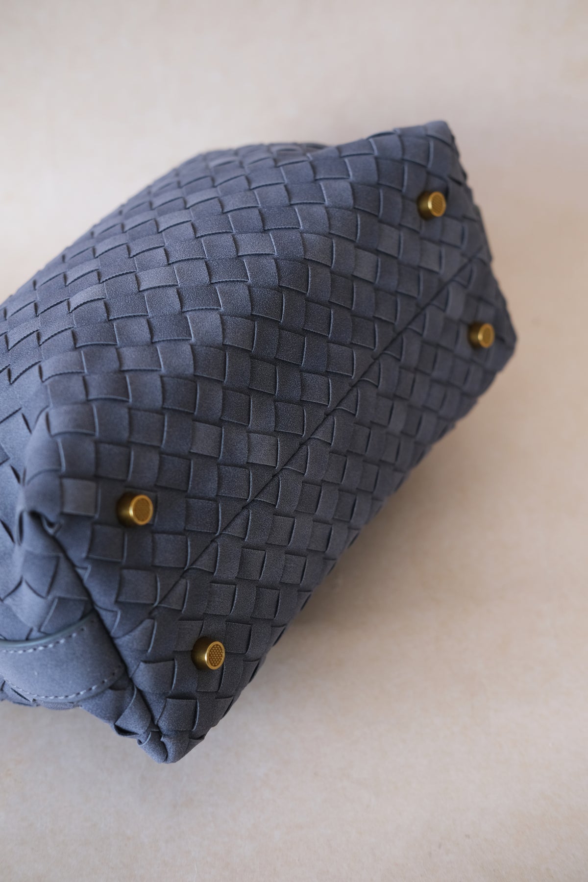 Artisan Velour Bag - Warm Grey (Medium)