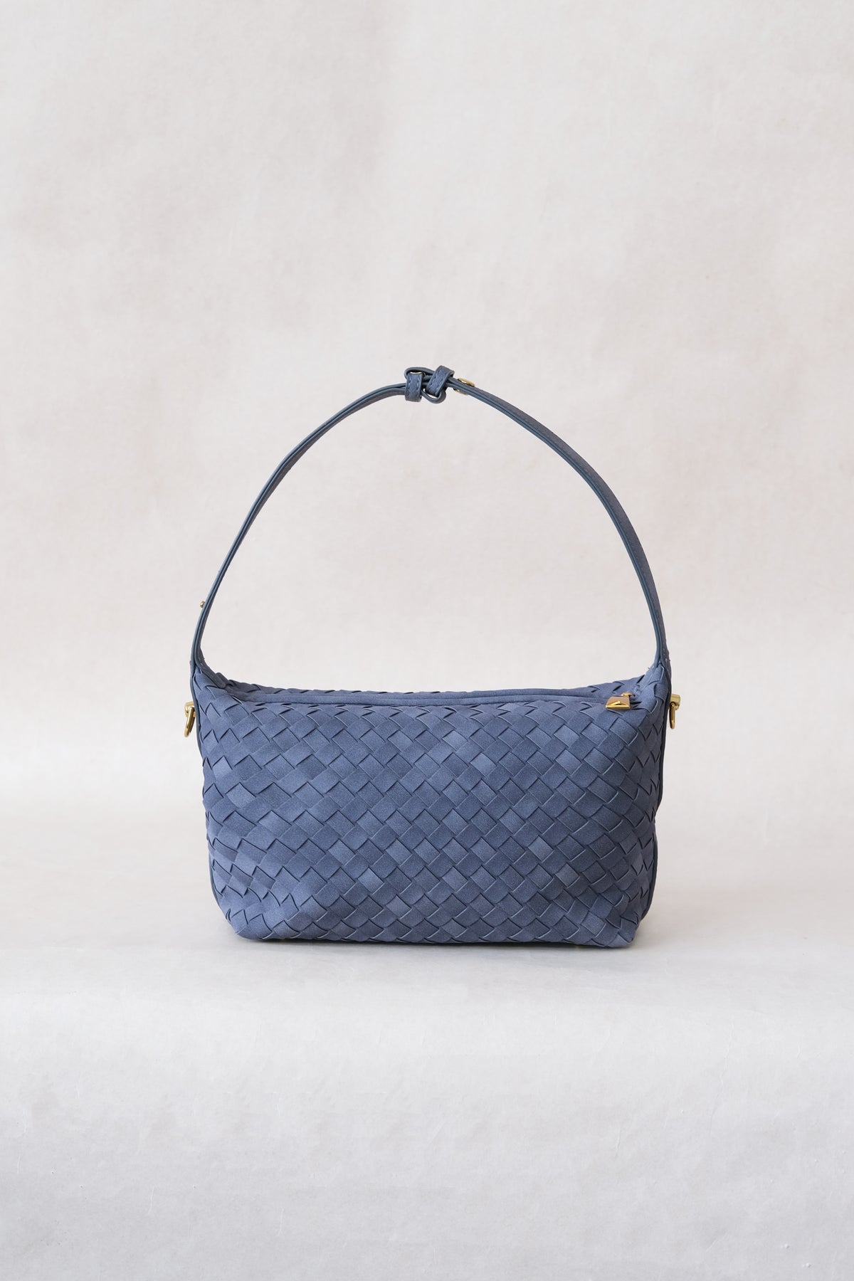 Artisan Velour Bag - Warm Grey (Medium)