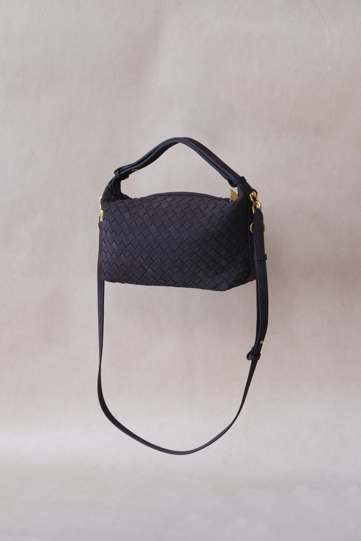 Artisan Velour Bag - Dark Chocolate (Medium)