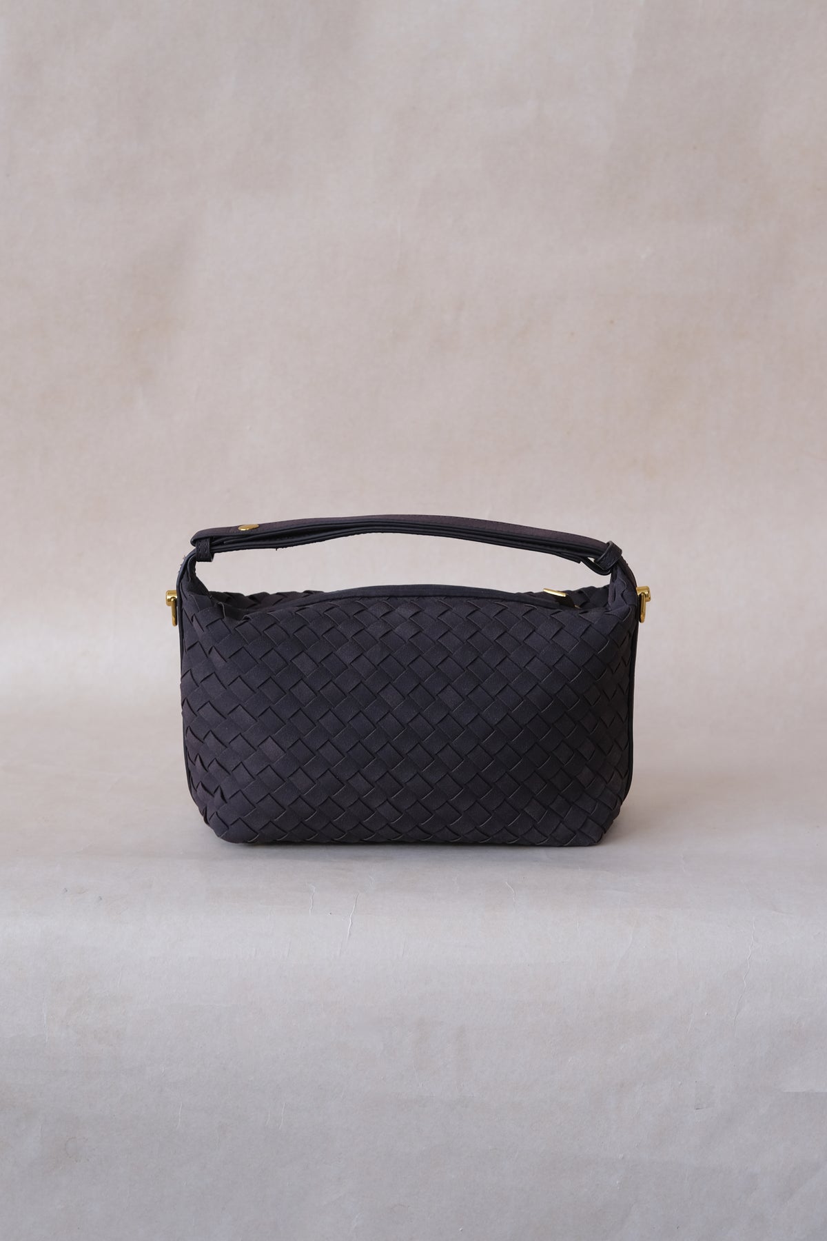 Artisan Velour Bag - Dark Chocolate (Medium)