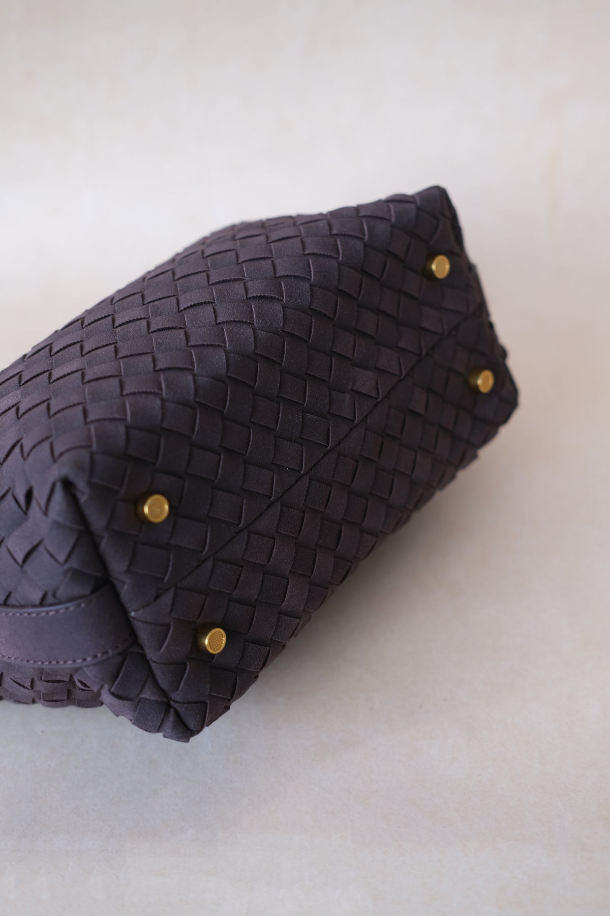 Artisan Velour Bag - Dark Chocolate (Medium)