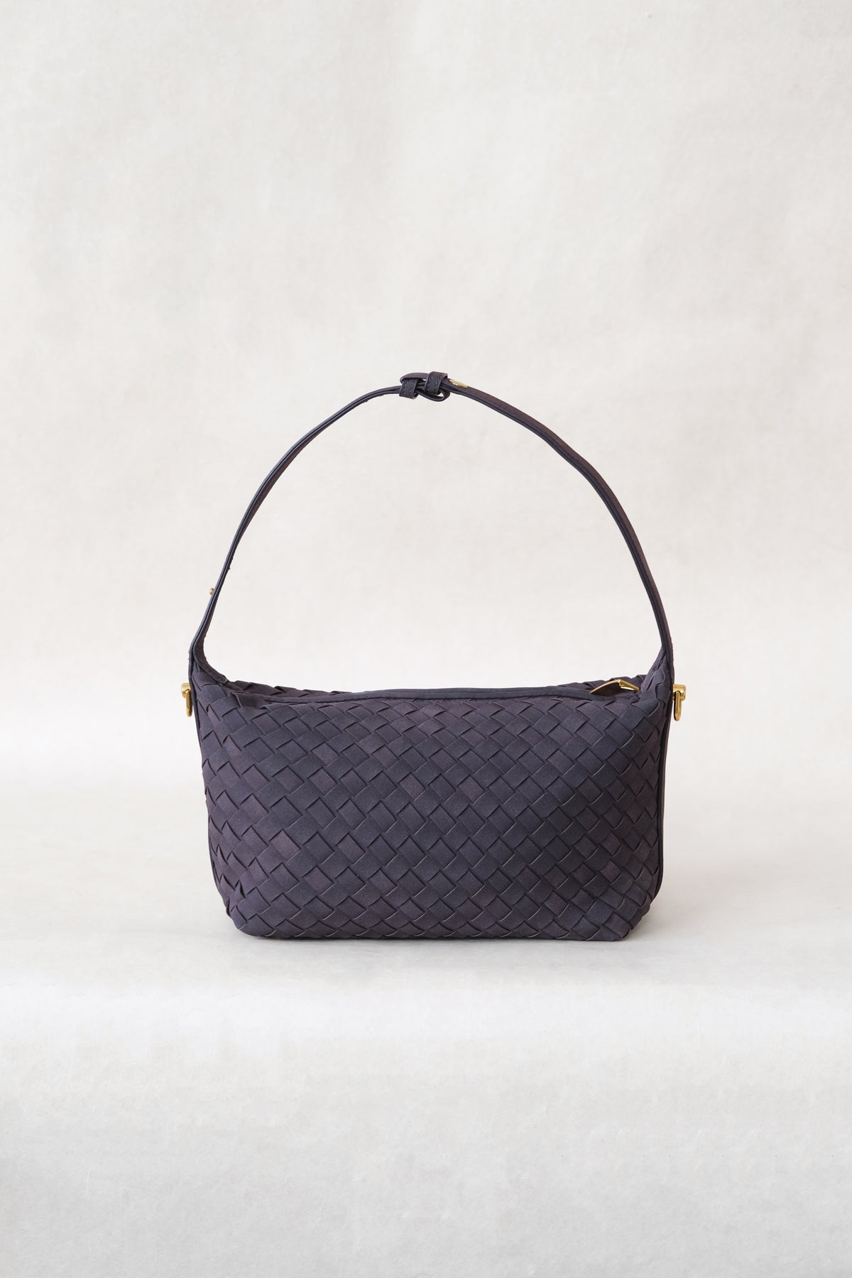 Artisan Velour Bag - Dark Chocolate (Medium)