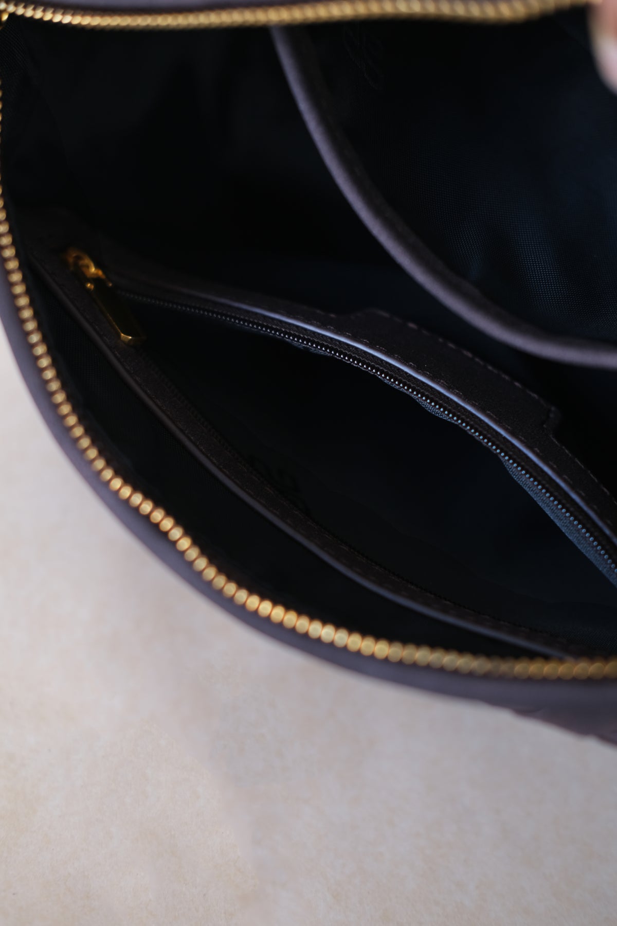 Artisan Velour Bag - Dark Chocolate (Medium)