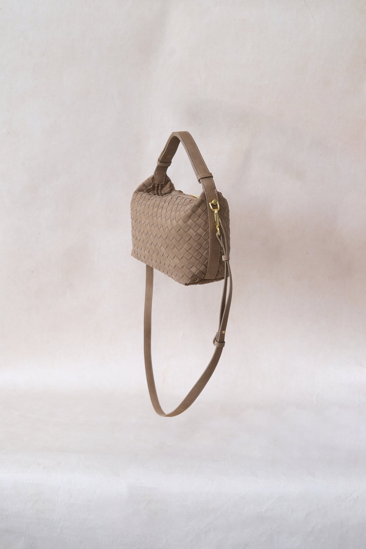 Artisan Velour Bag - Khaki (Medium)