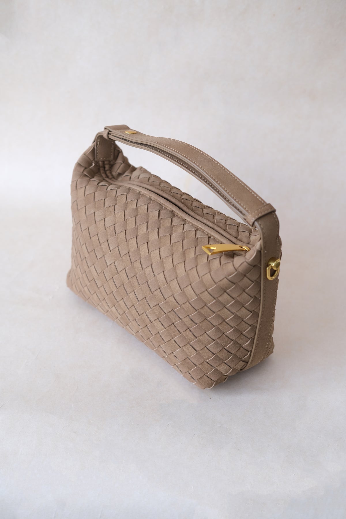 Artisan Velour Bag - Khaki (Medium)