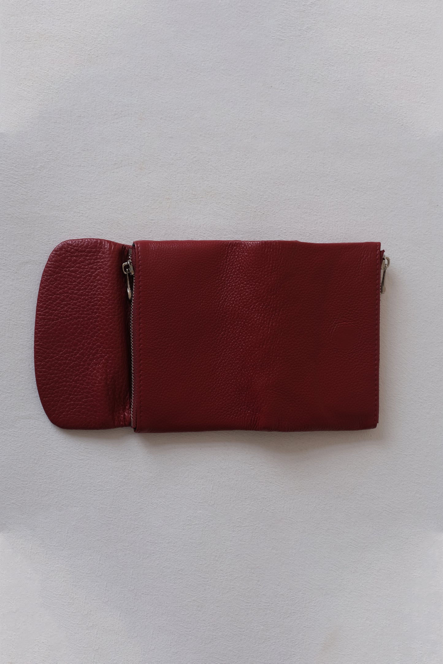 Elara Compact Wallet - Plum