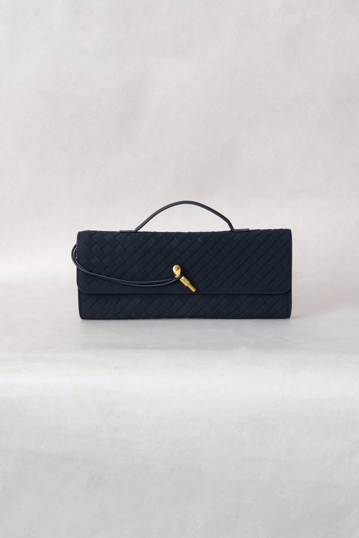 Artisan Crafted Flap Bag - Classic Black