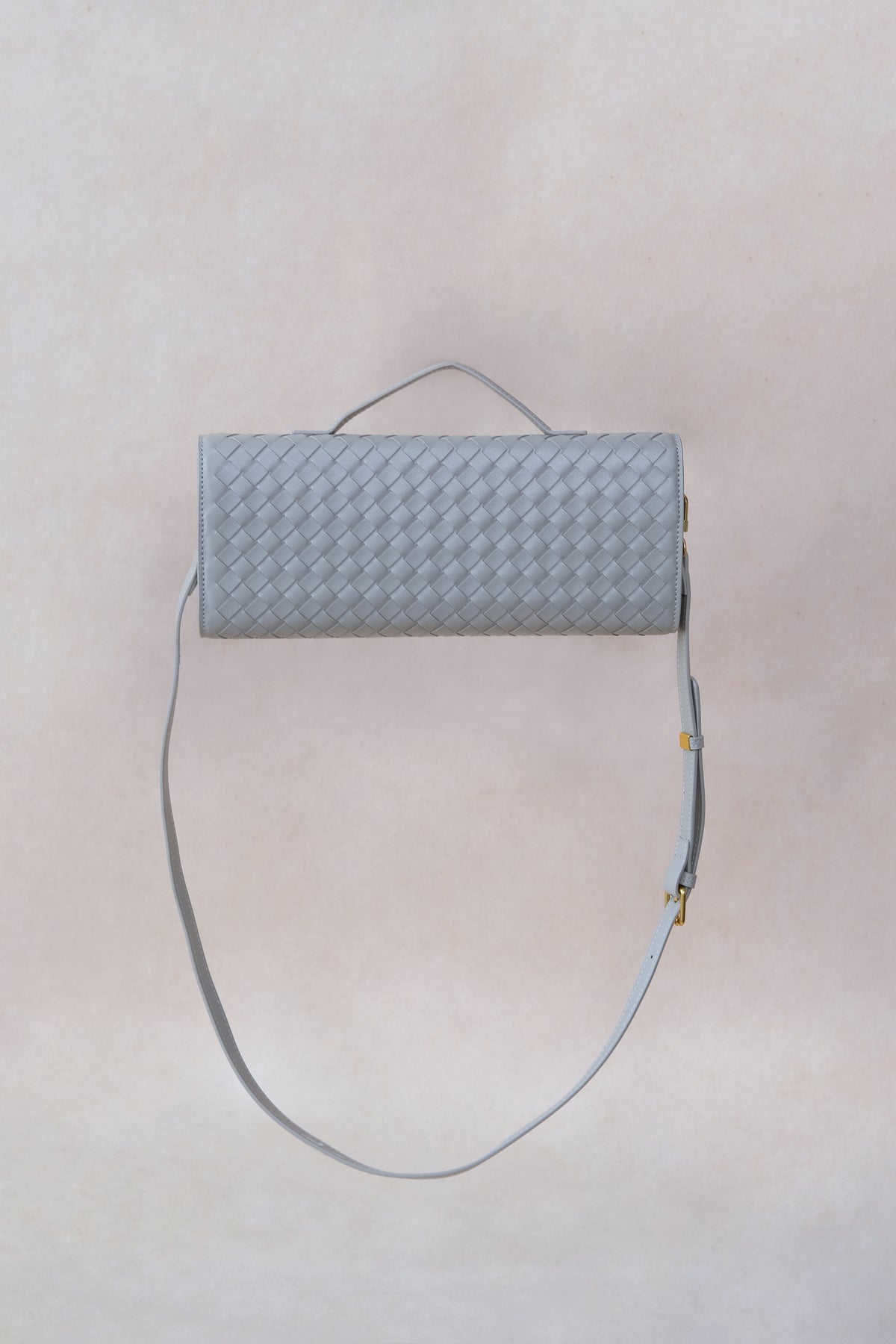 Artisan Crafted Flap Bag - Agate Grey
