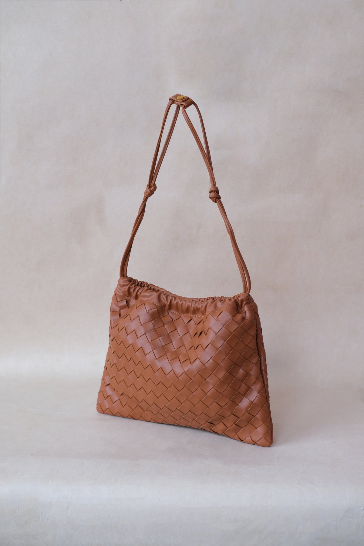 Artisan Cloud Satchel - Shinny Chestnut
