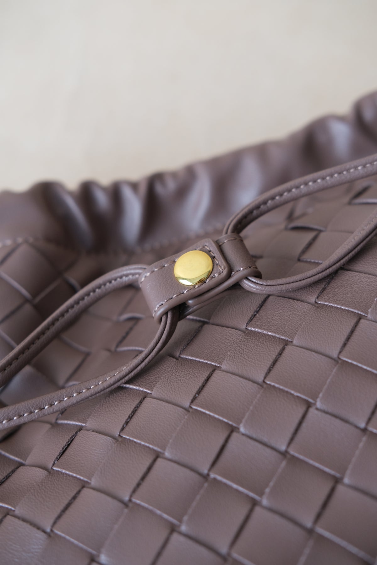 Artisan Cloud Satchel - Greyish Brown