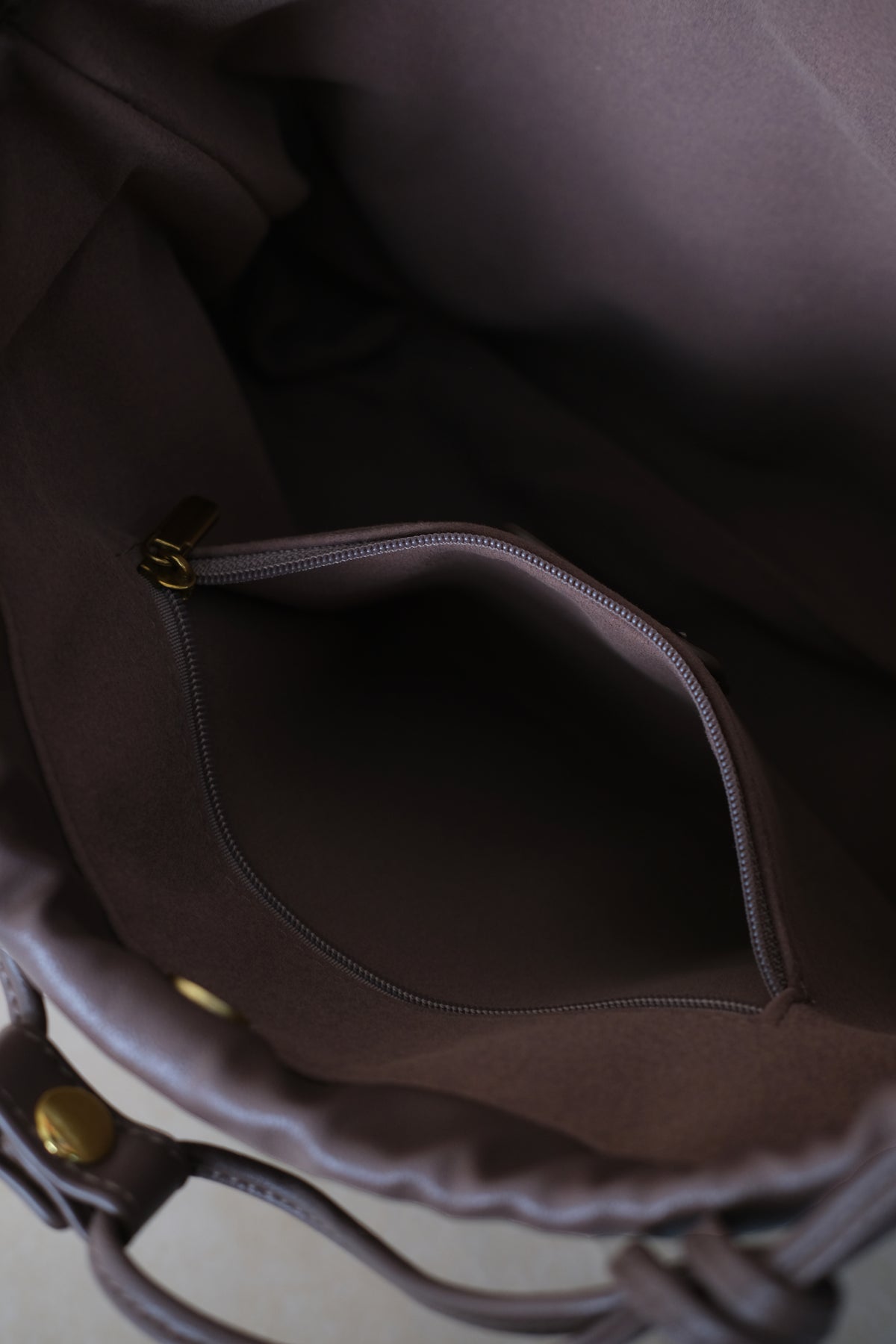 Artisan Cloud Satchel - Greyish Brown