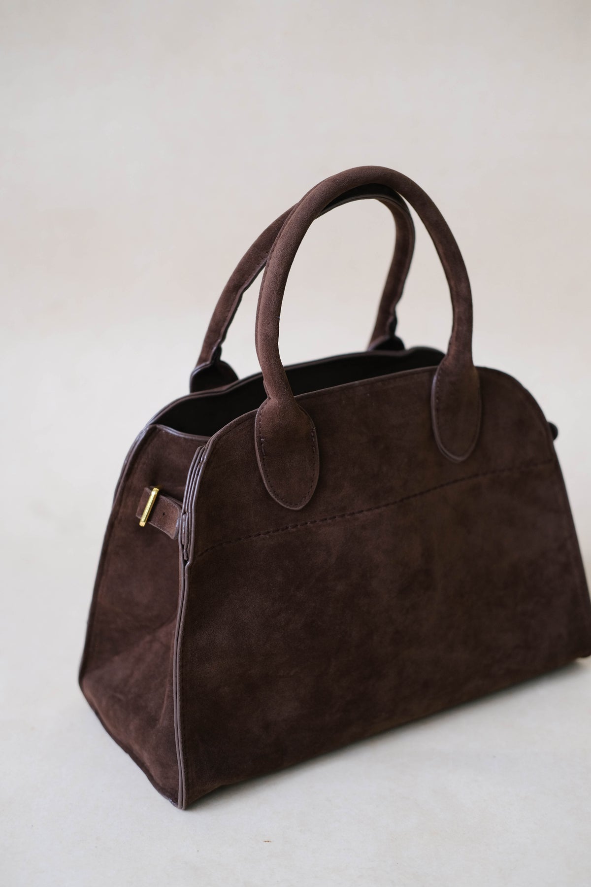 Matte PU Tote Crossbody Bag - Coffee