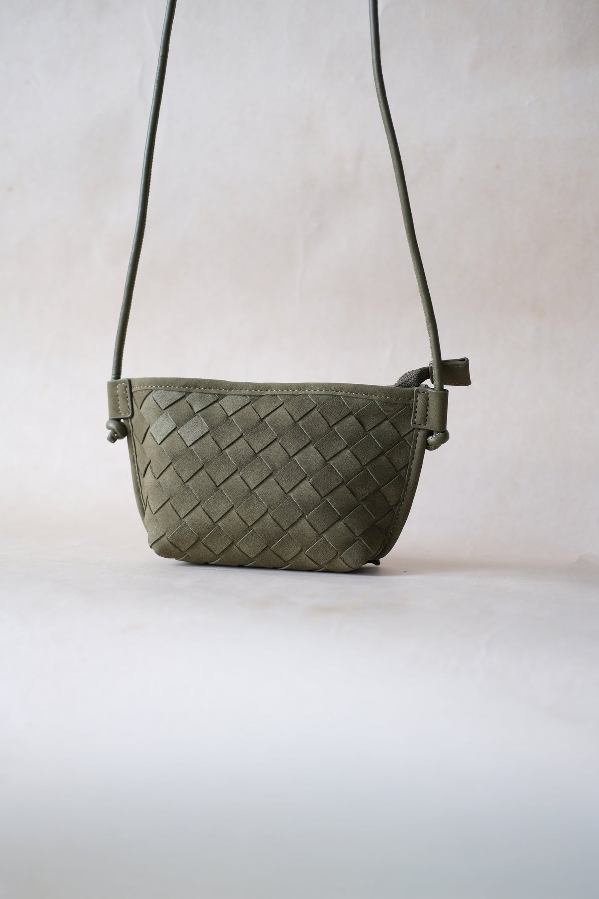 Mini Artisan Satchel - Olive Green