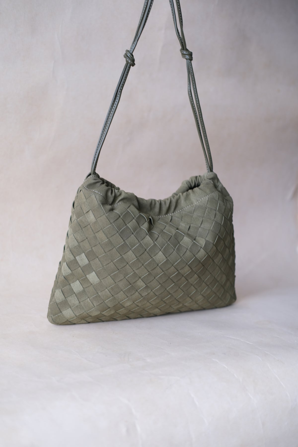 Artisan Cloud Satchel - Olive Green