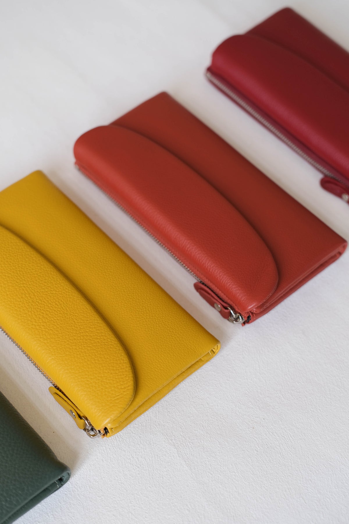 Aurora Classic Long Wallet - Brick Red