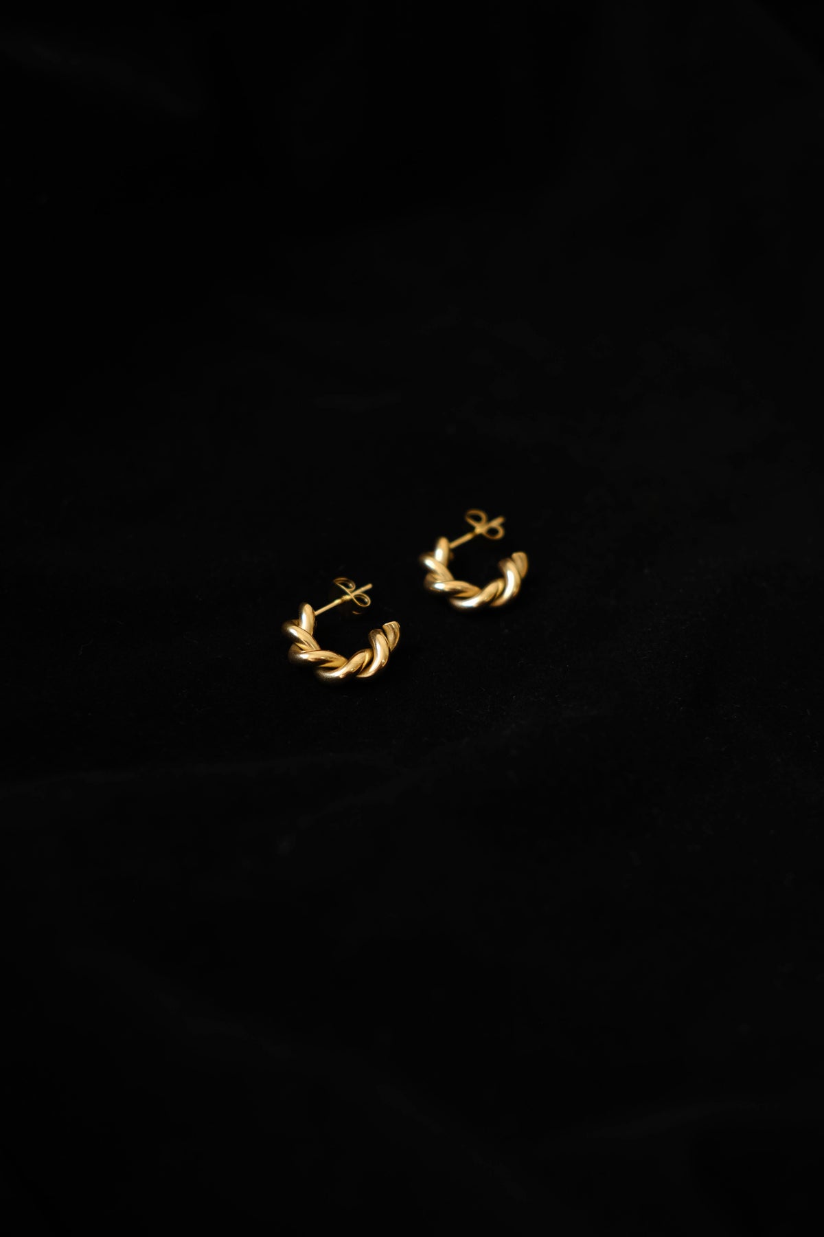 French Mini Twist Earrings