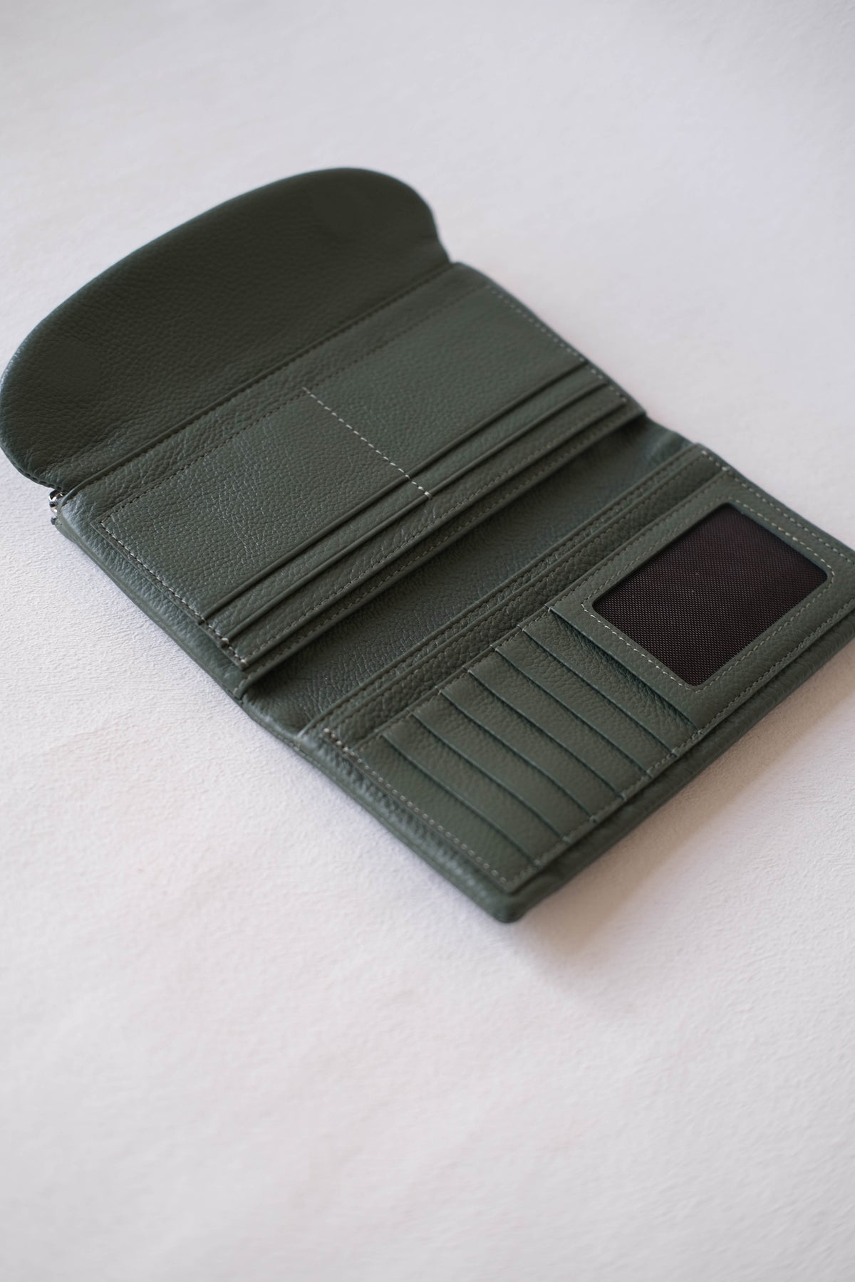 Aurora Classic Long Wallet - Light Green