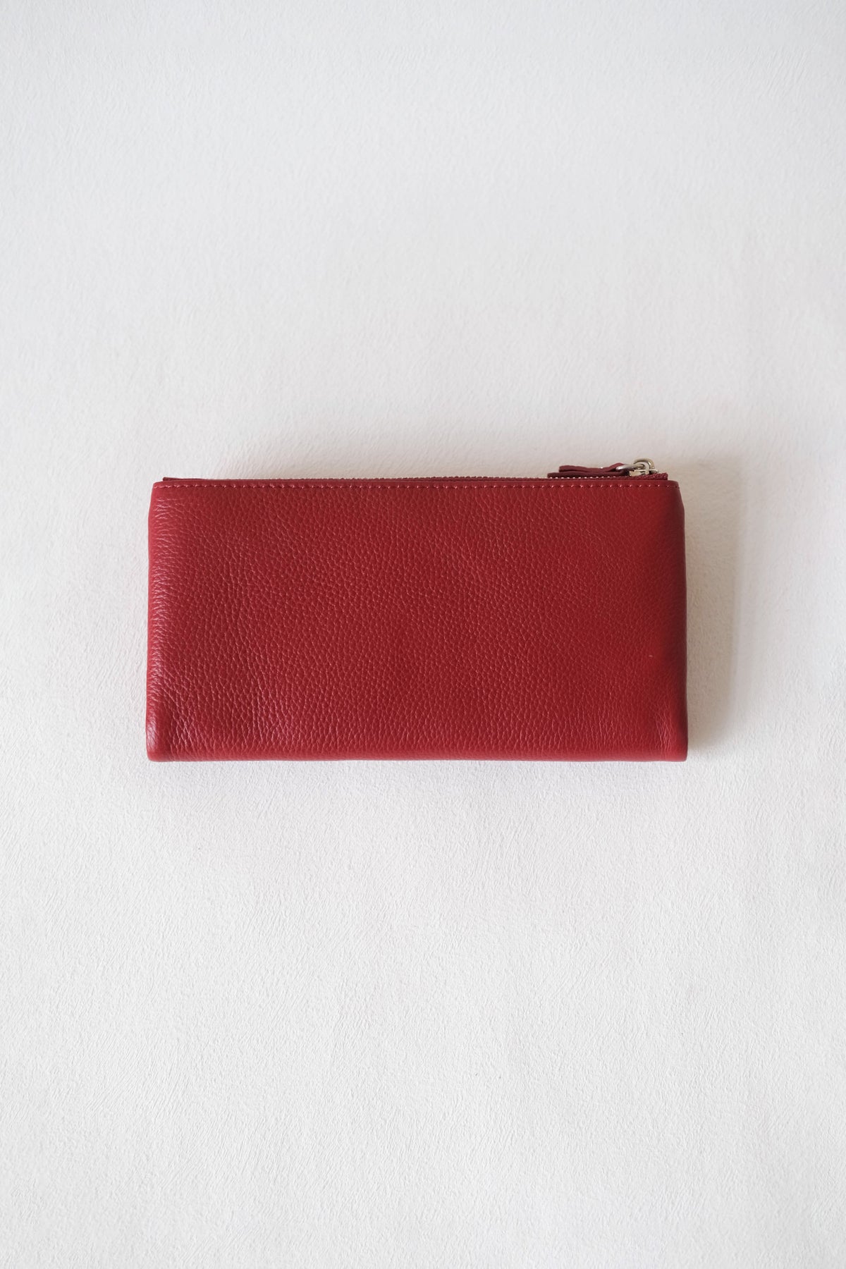 Aurora Classic Long Wallet - Dark Red