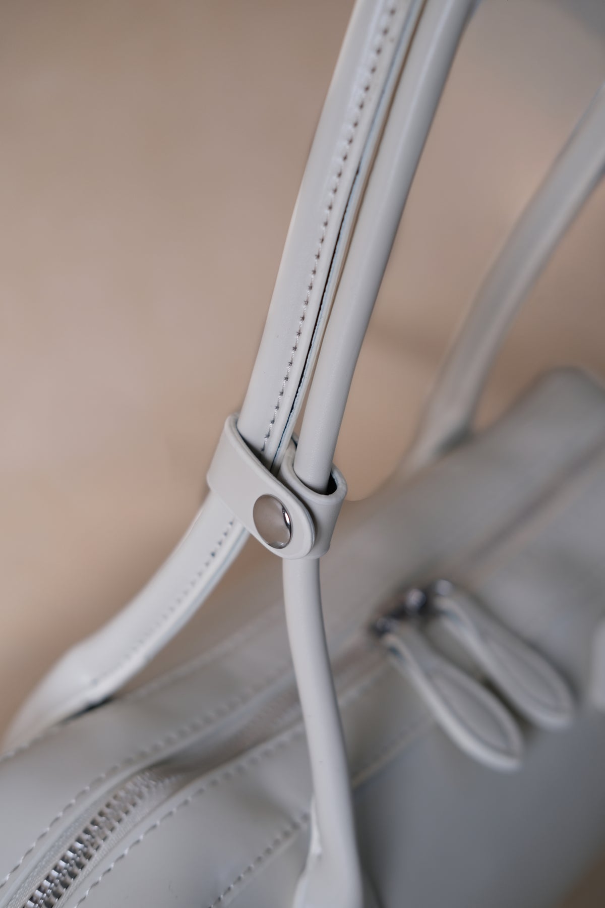 Clémence Shoulder Baguette - White