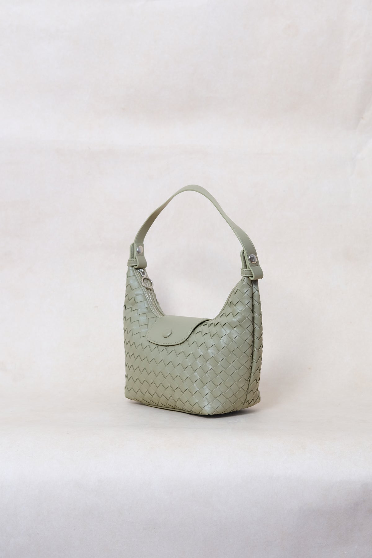 Artisan Aurelia Crescent Bag - Mineral Green