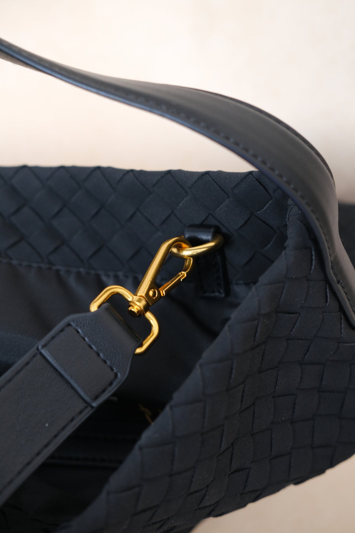 Artisan Soft Texture Tote - Classic Black