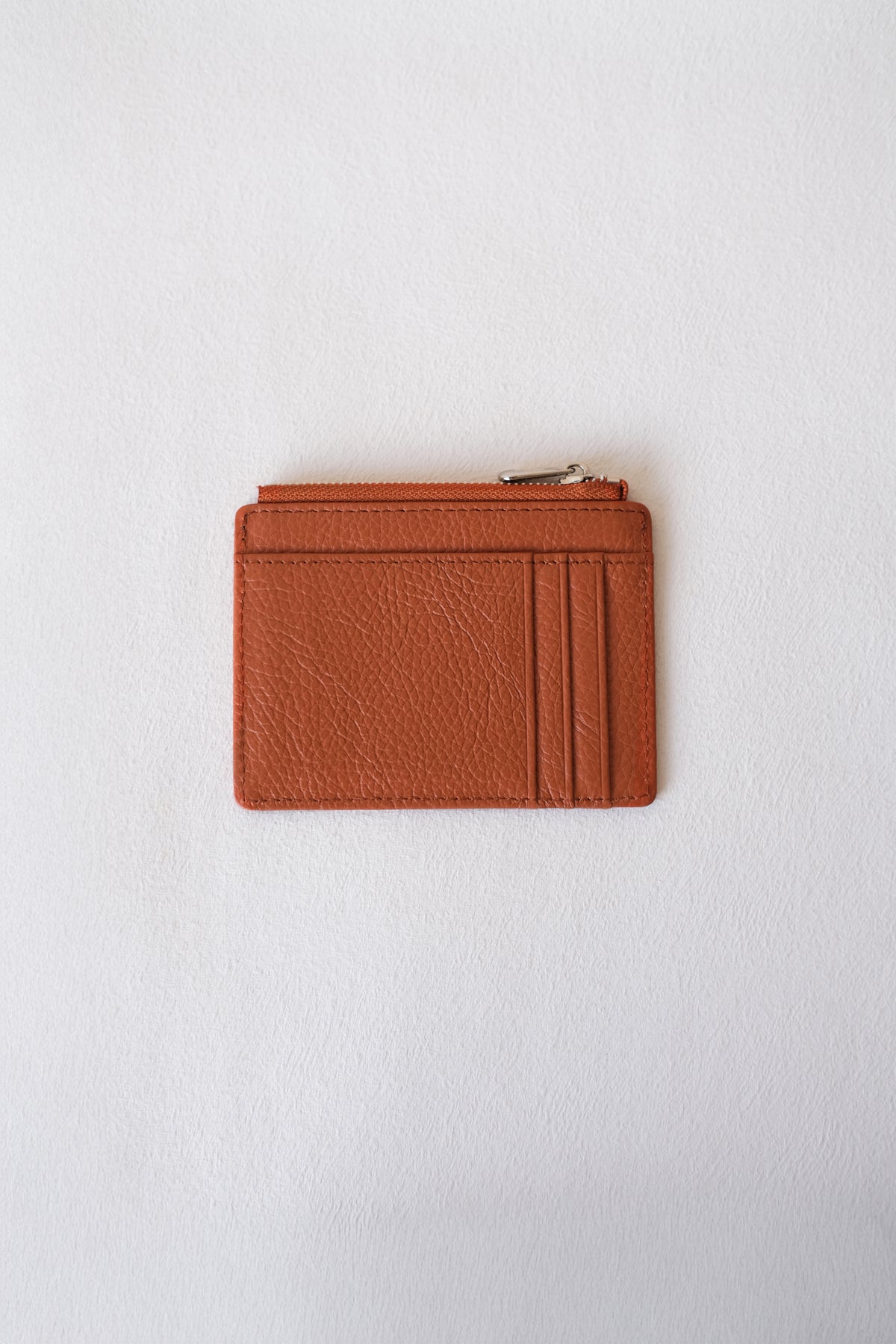 Léon Slim Card Holder - Chestnut