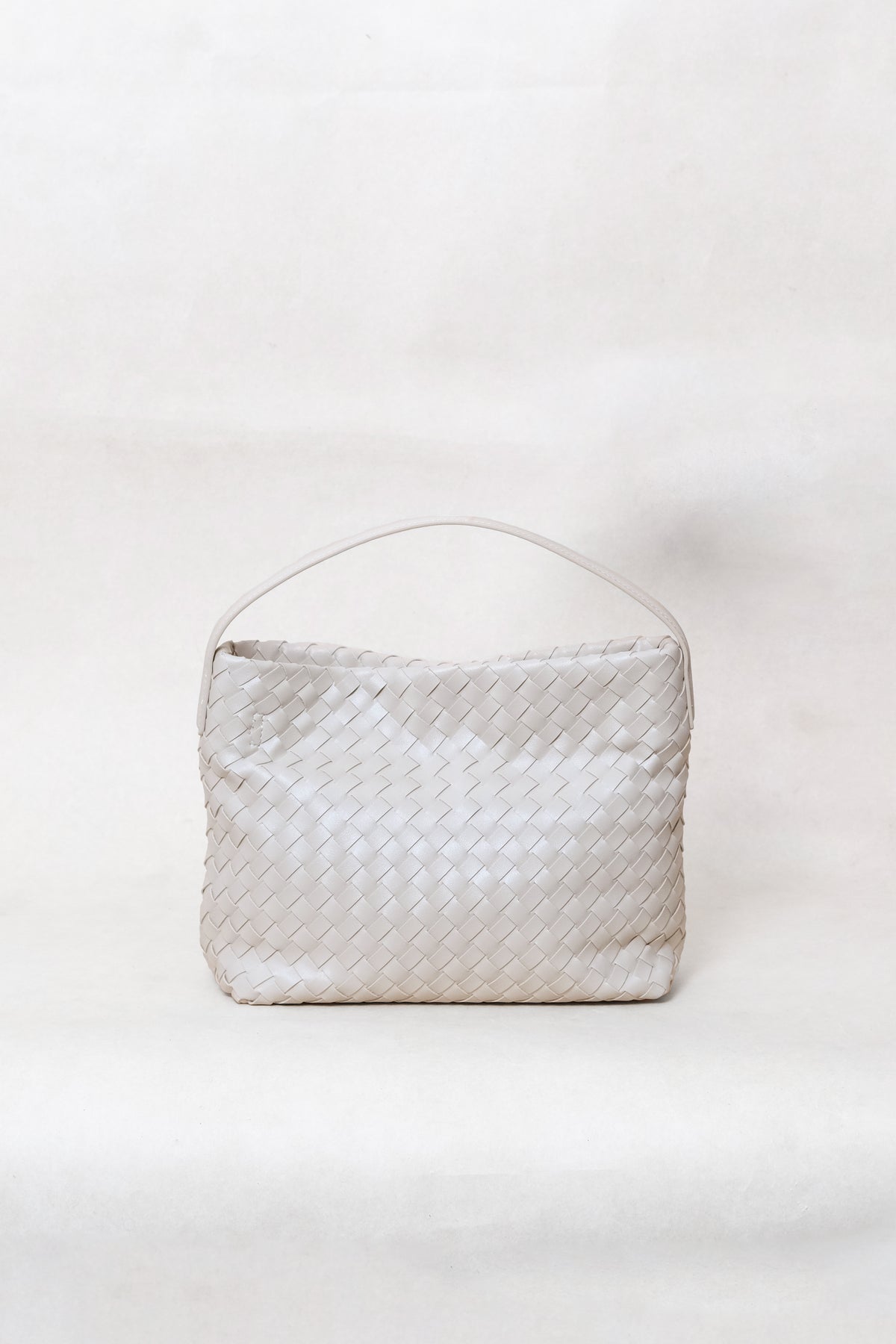 Artisan Veloura Tote Bag - White Sand
