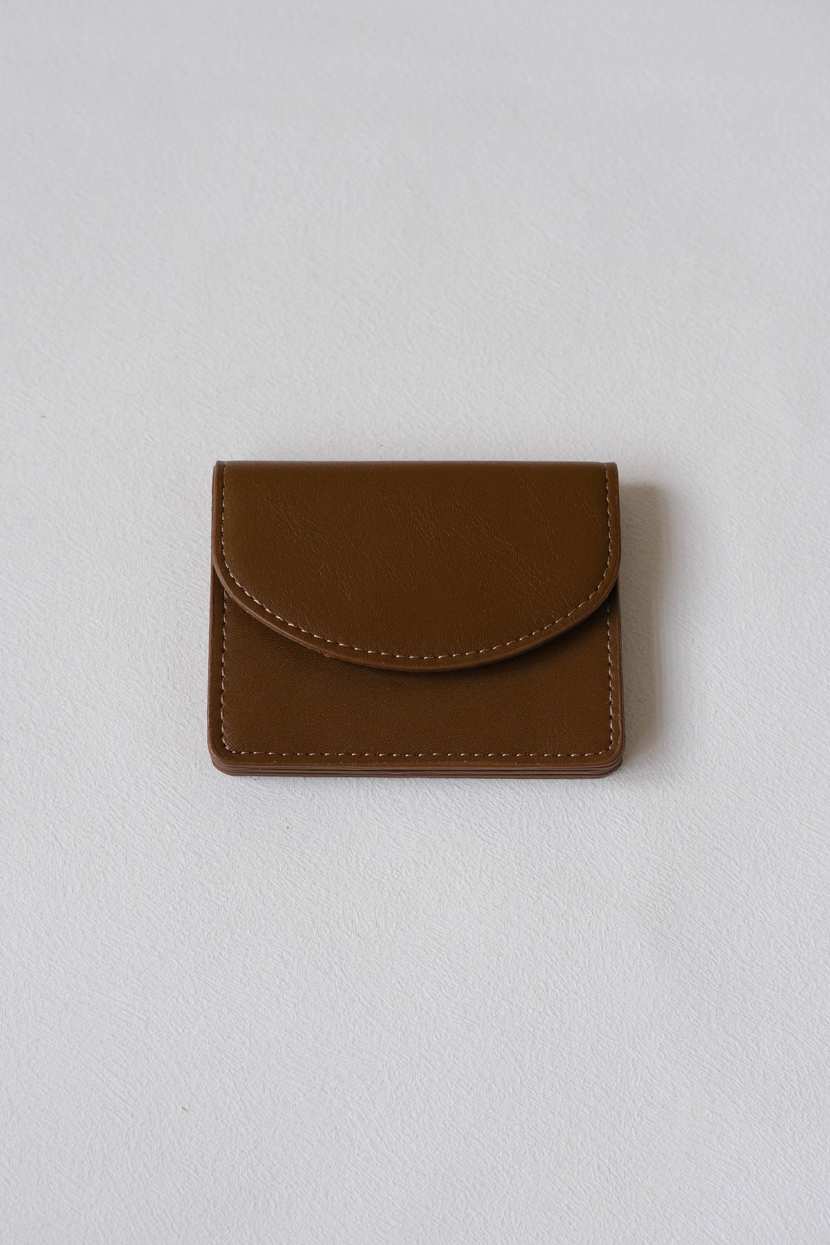 Coin Card Holder In Brown