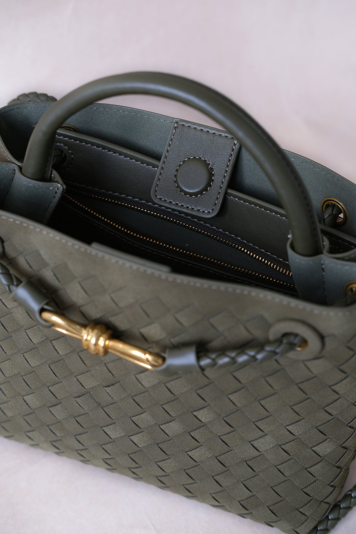 Artisan Velora Tote - Olive Green