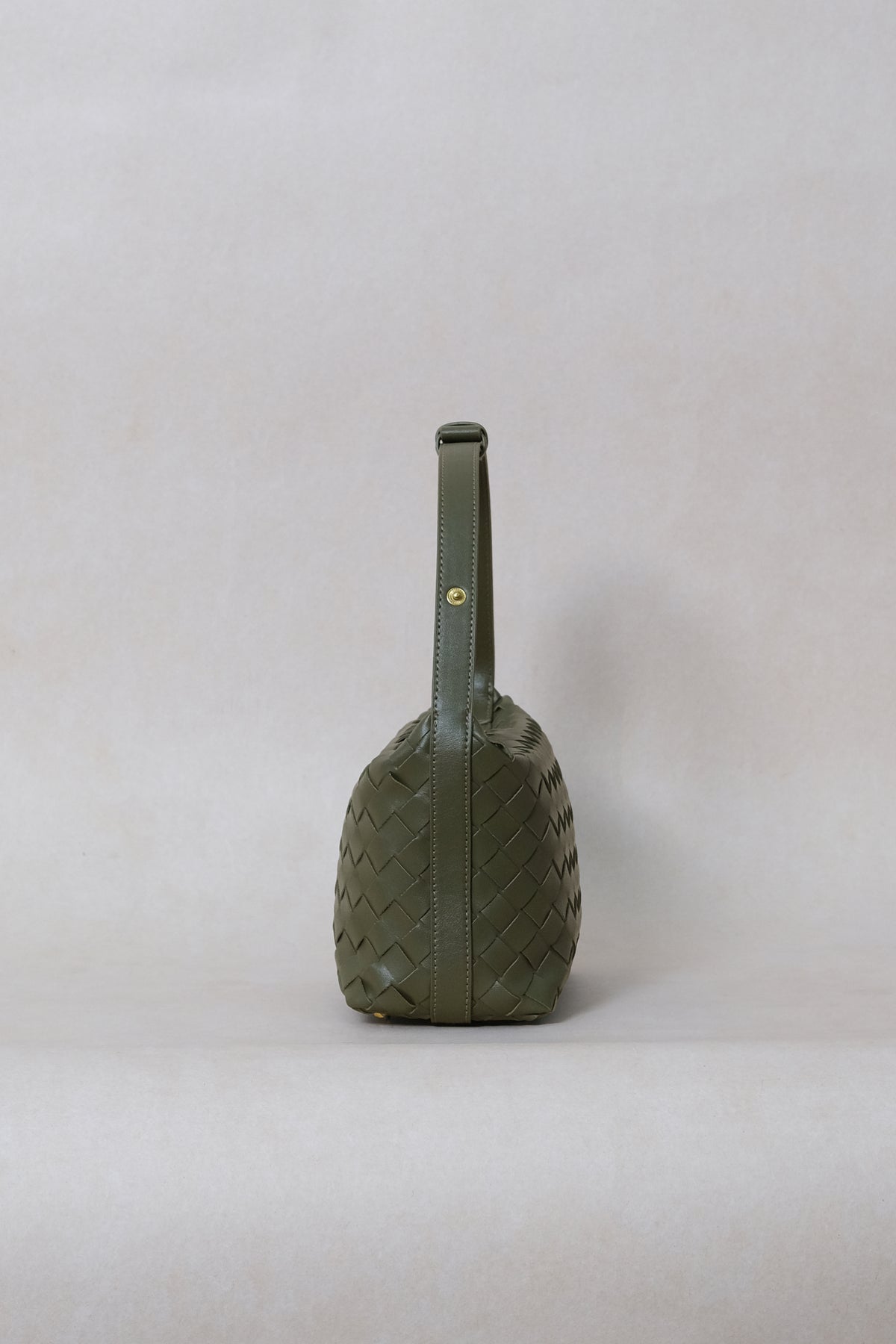 The Artisan Bag - Shinny Olive Green