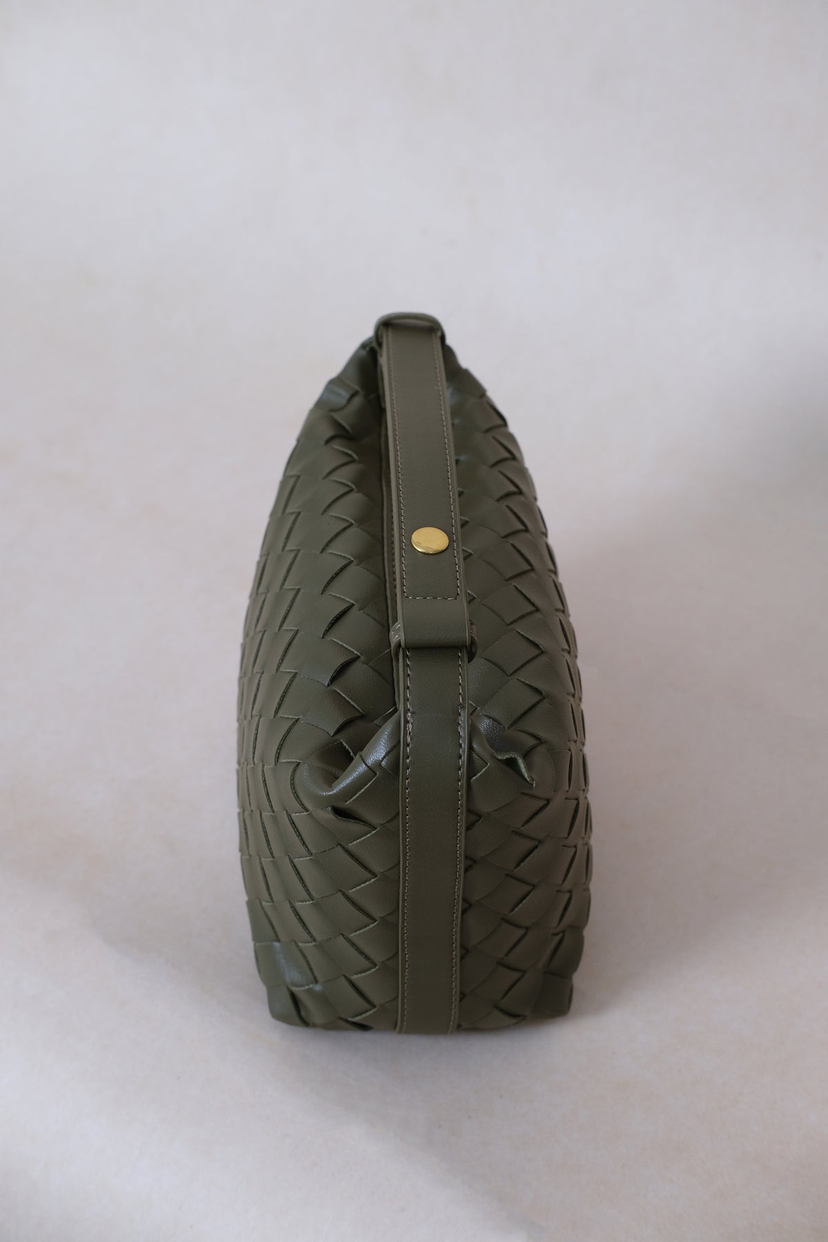 The Artisan Bag - Shinny Olive Green