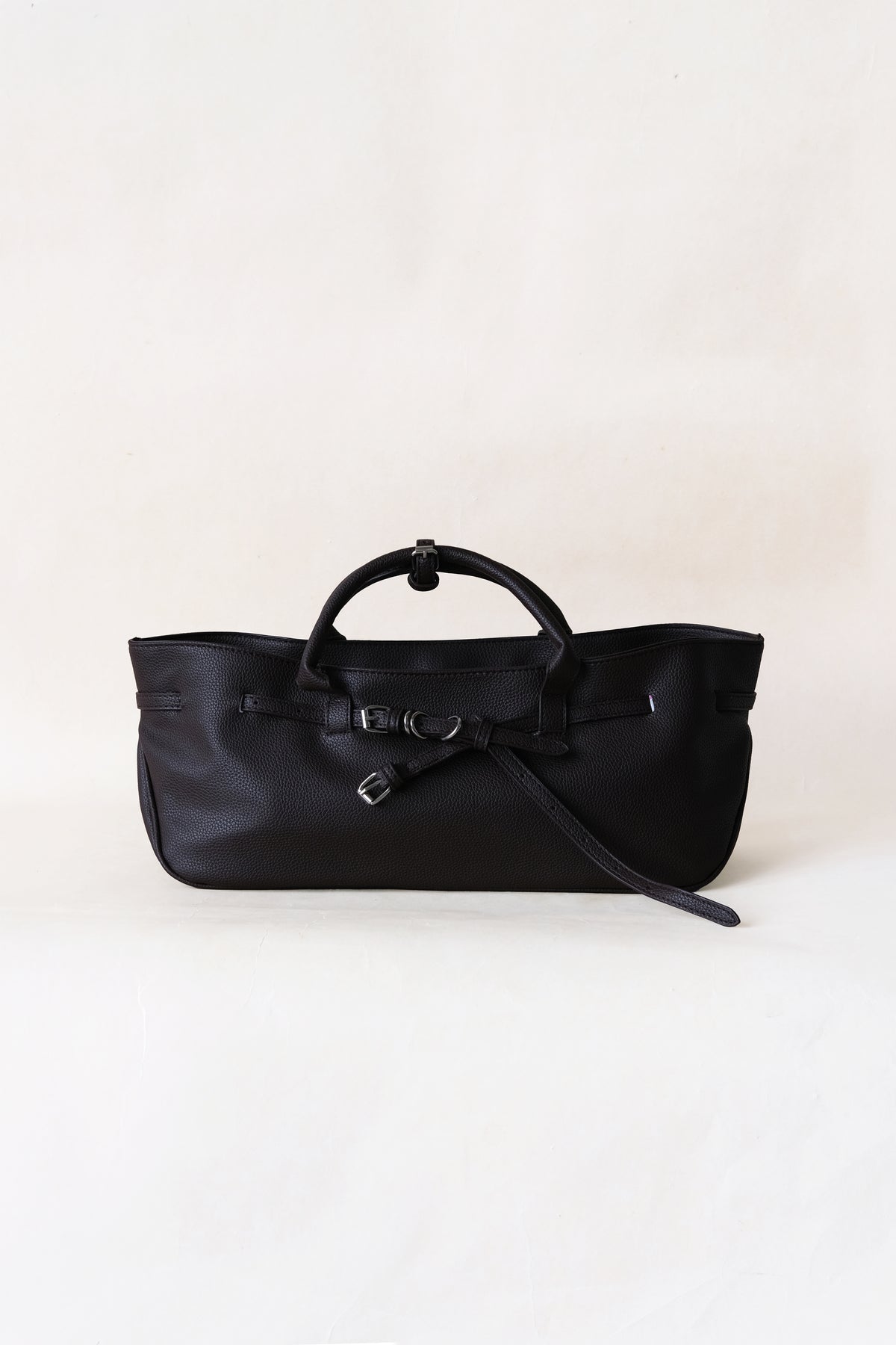 Luna Belted Baguette - Coffee
