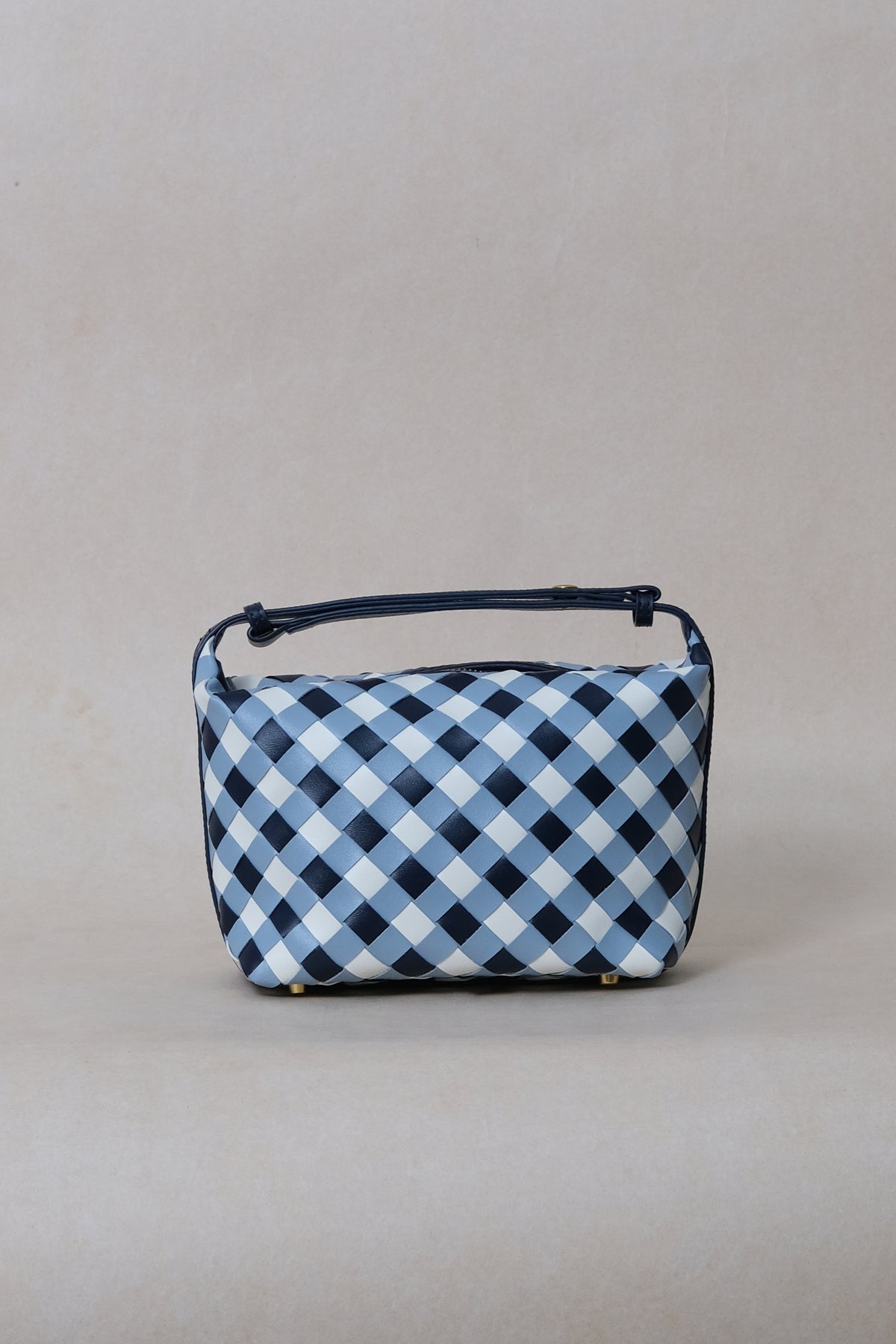 The Artisan Bag - Blue & White Gingham