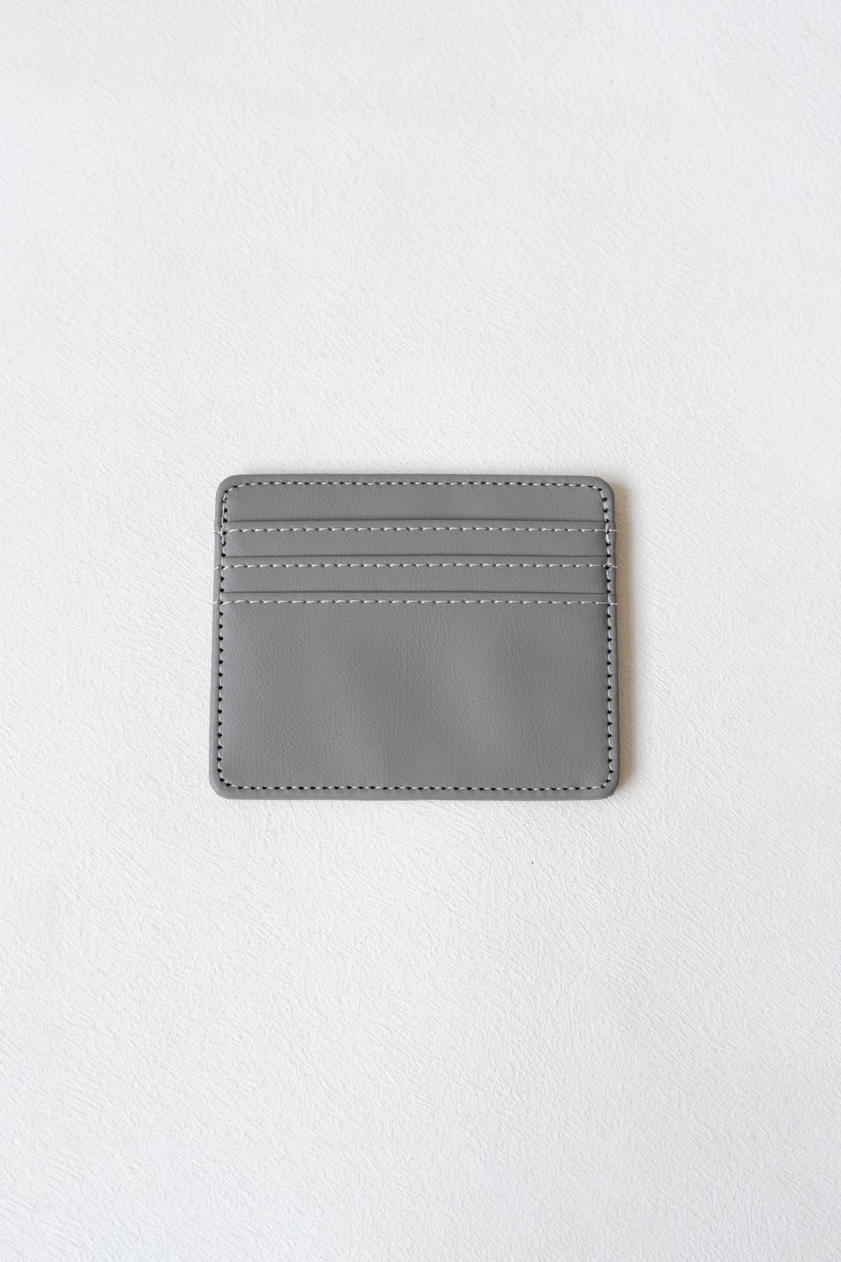Small Card Holder In Grey